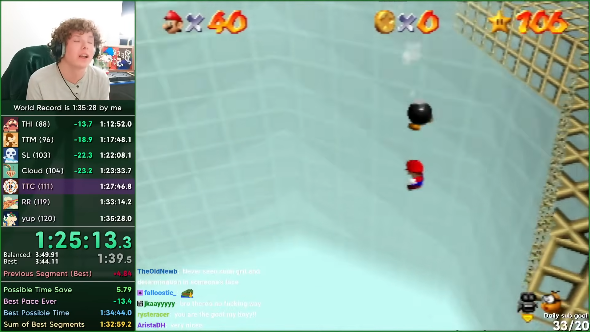 『スーパーマリオ64』120枚RTAの世界記録が更新。Suigi氏がタイム「1時間35分25秒」で自身の世界記録を更新_001