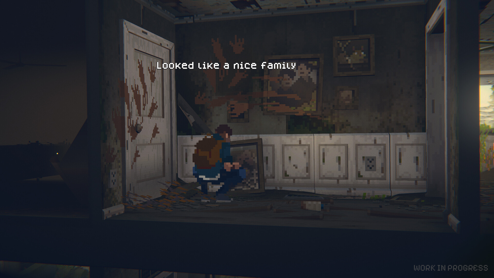 ゾンビ世界をネコと旅するゲーム『LONG GONE』新トレーラー公開。雰囲気あふれる3Dピクセルアートがたまらない_003