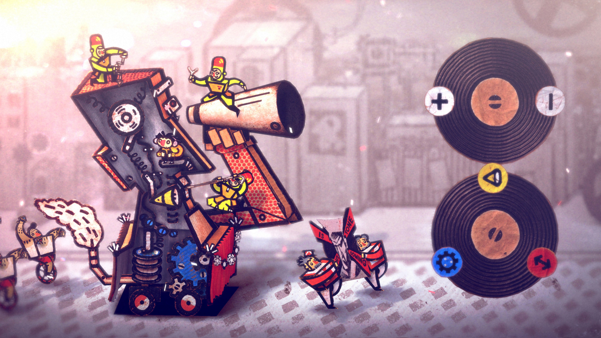 “実物のダンボール”に手描きで製作された、凄すぎるゲーム『Phonopolis』5月20日に発売決定。パズルを解きつつディストピアを冒険_002