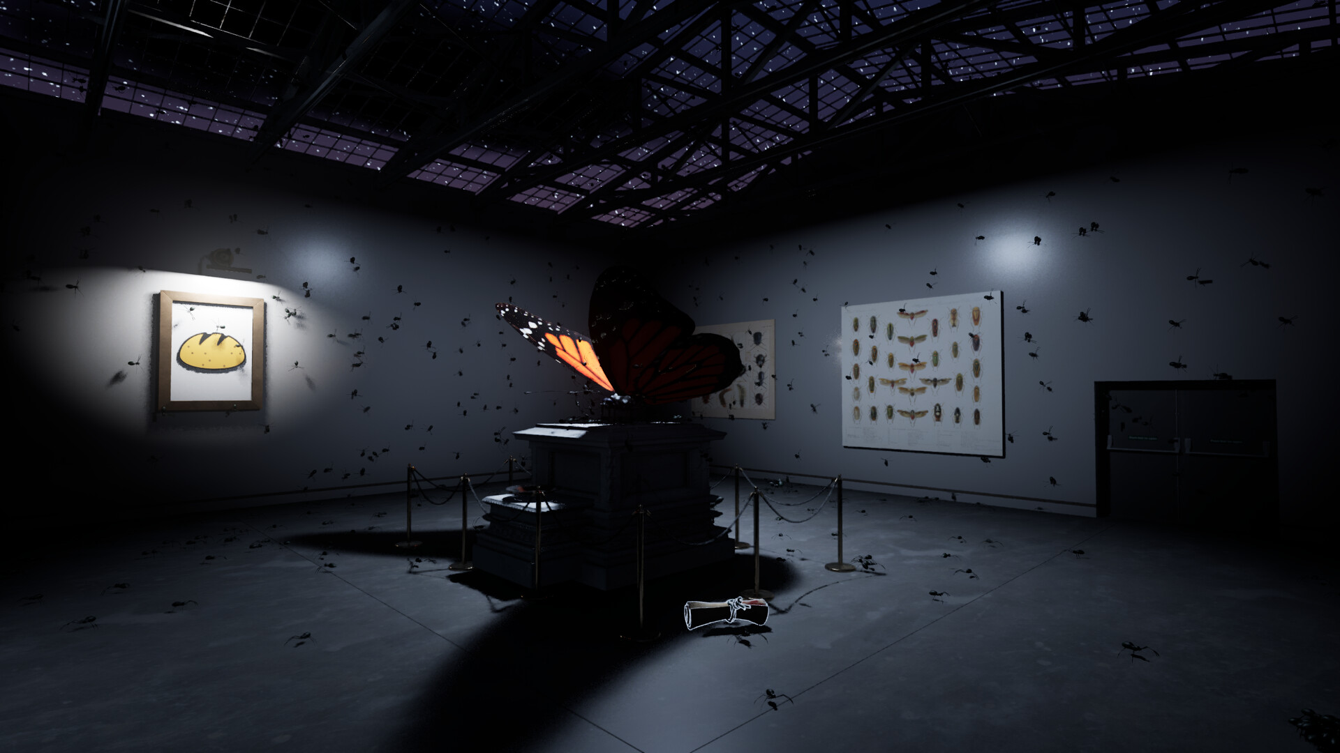 目玉だらけの不気味な美術館から脱出するホラーゲーム『N/A Museum』が面白そう_003