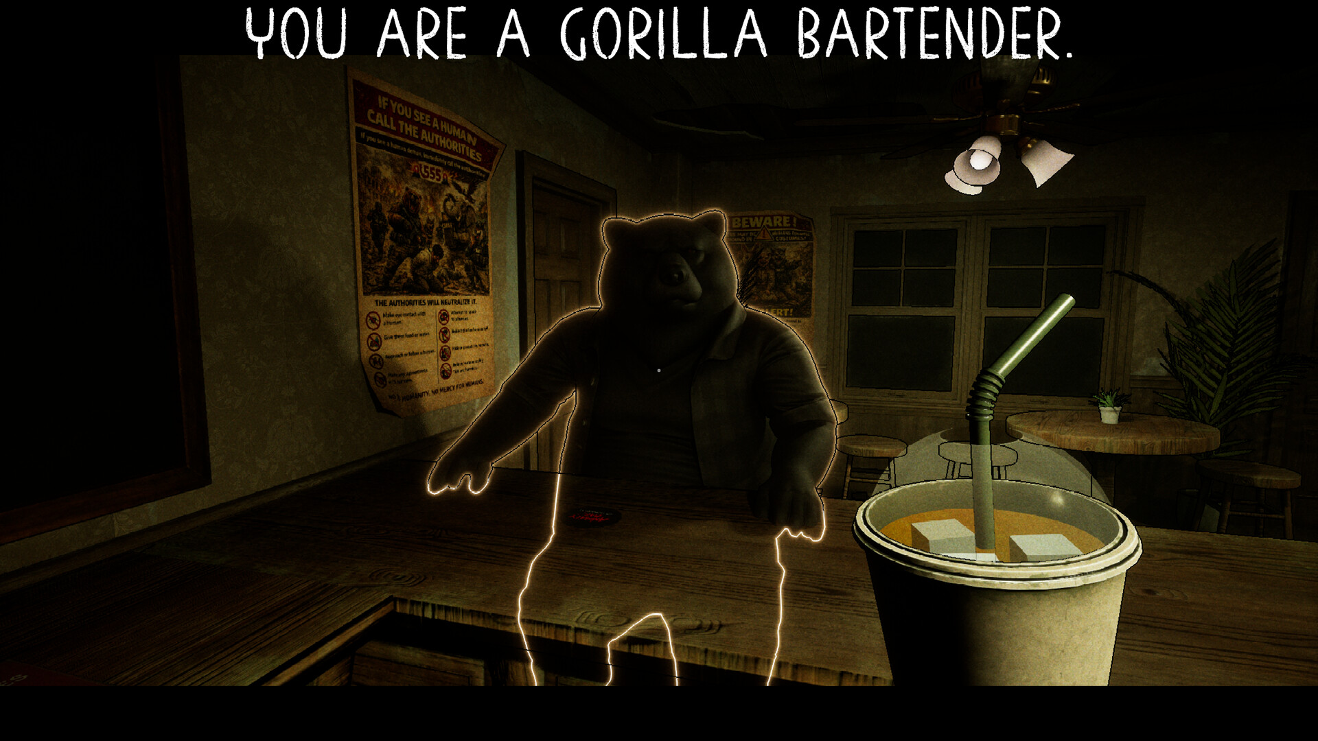 『Animaly Bar: NO HUMANITY!』が面白そう。動物が支配する世界で“人間を狩る”バー経営ホラーゲーム_001