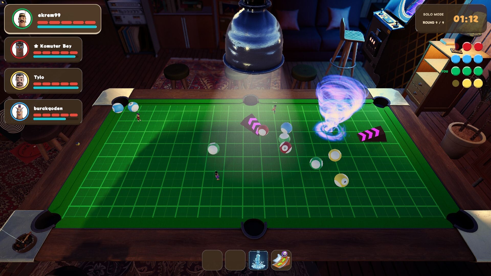 『Bait Ball Party』ストアページが公開。最大6人プレイに対応のカオスなビリヤード“乱闘”ゲーム_002