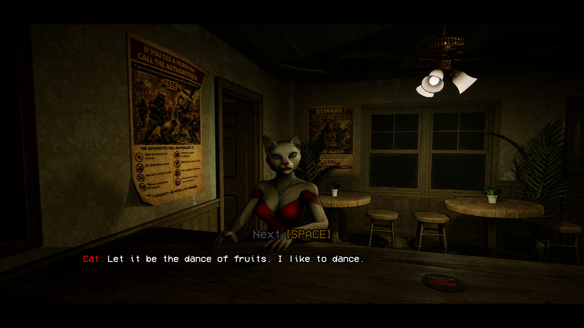 『Animaly Bar: NO HUMANITY!』が面白そう。動物が支配する世界で“人間を狩る”バー経営ホラーゲーム_002