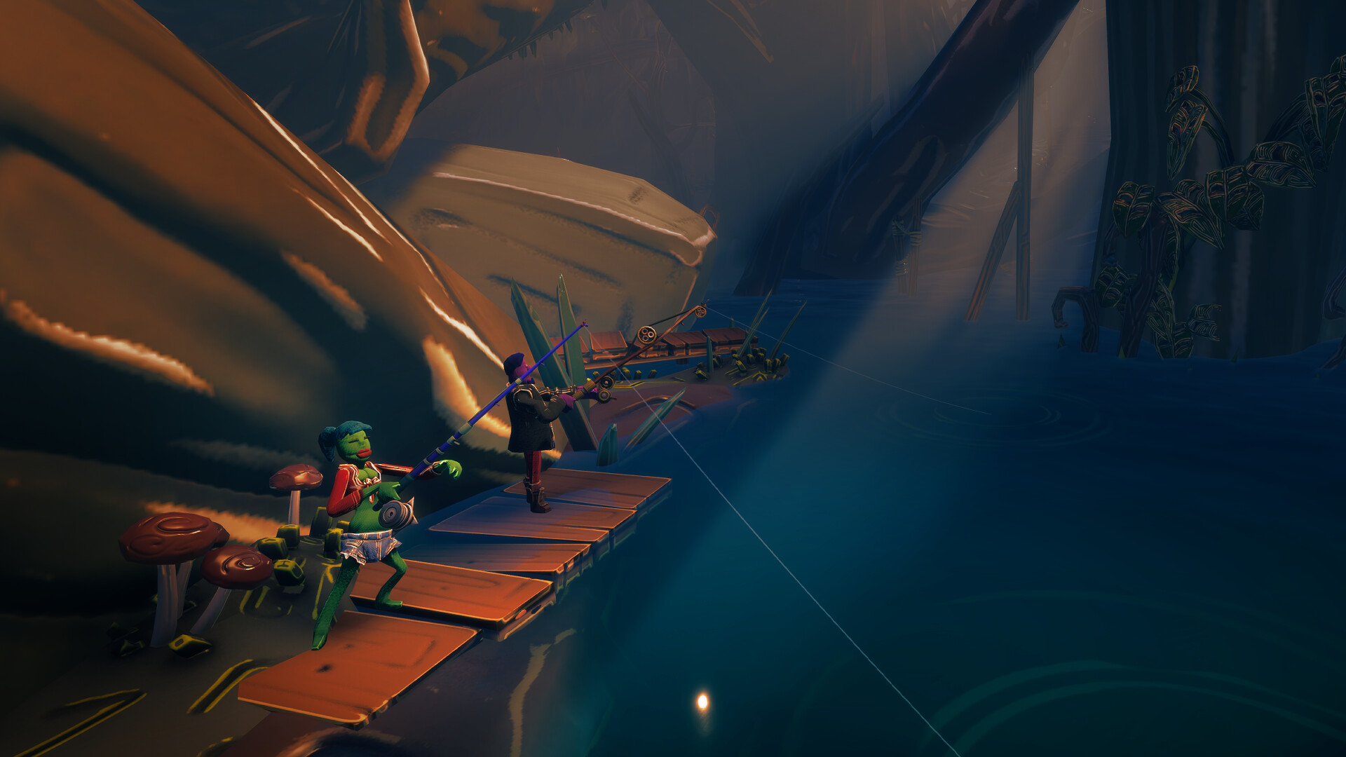 『Voodoo Fishin'』配信開始。不気味な沼地を舞台にした最大4人協力マルチの釣りゲーム_007