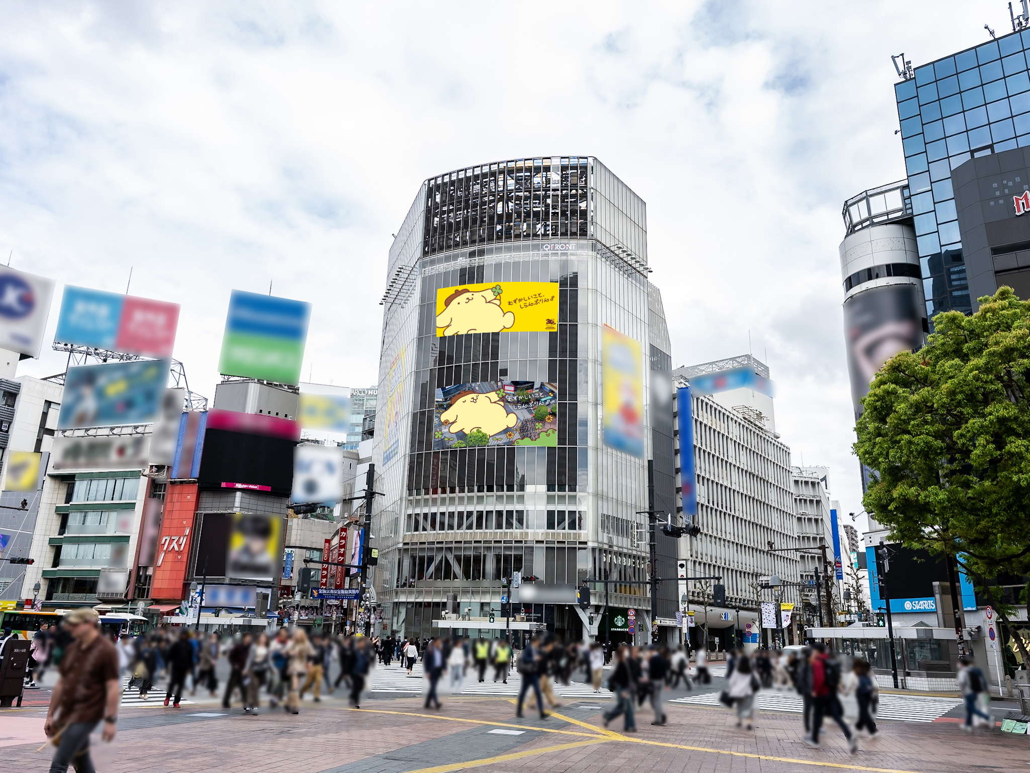 「巨大ポムポムプリン」が渋谷3か所に登場。デビュー30周年記念イベント「ポムポムプリン 渋谷でしらんぷりん♪」開催中_010