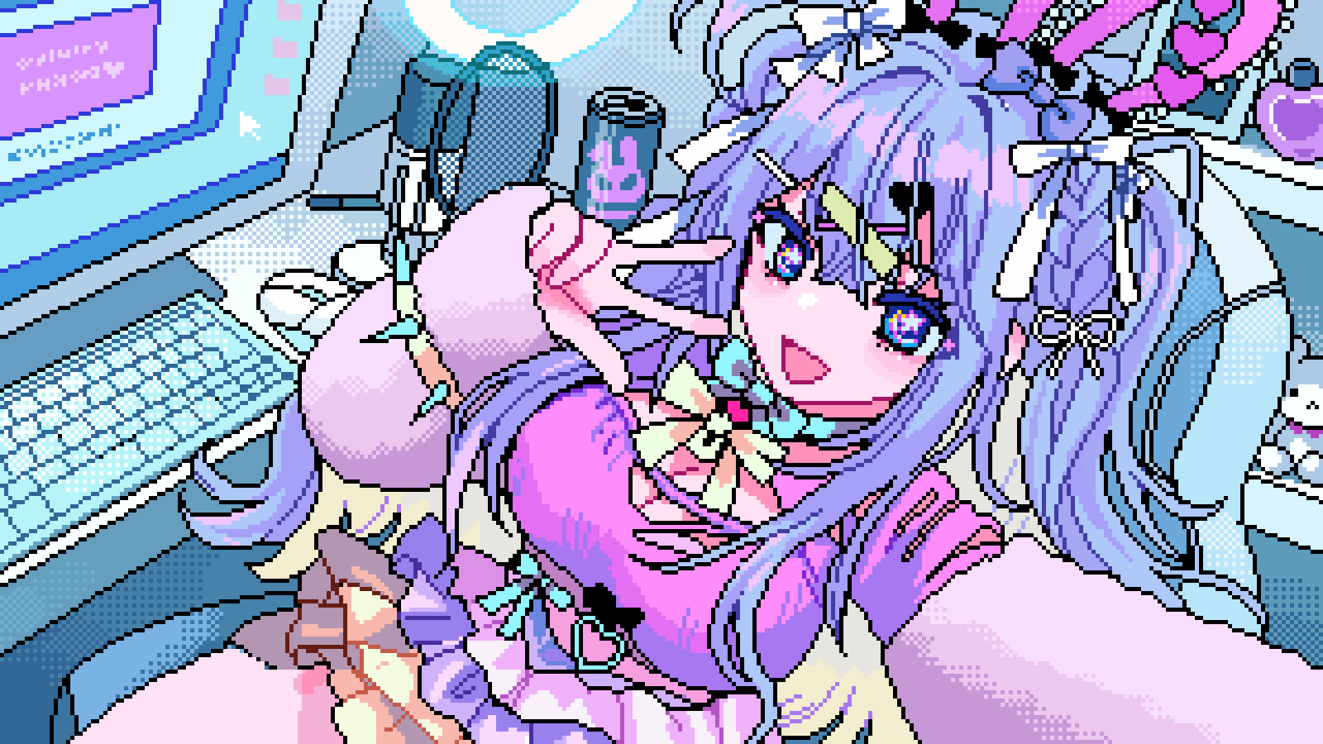 『つみみじかん 狂オシイホド愛シテル』が発表。崖っぷち配信者「つみみ」の配信に介入するサイコホラーゲーム_002