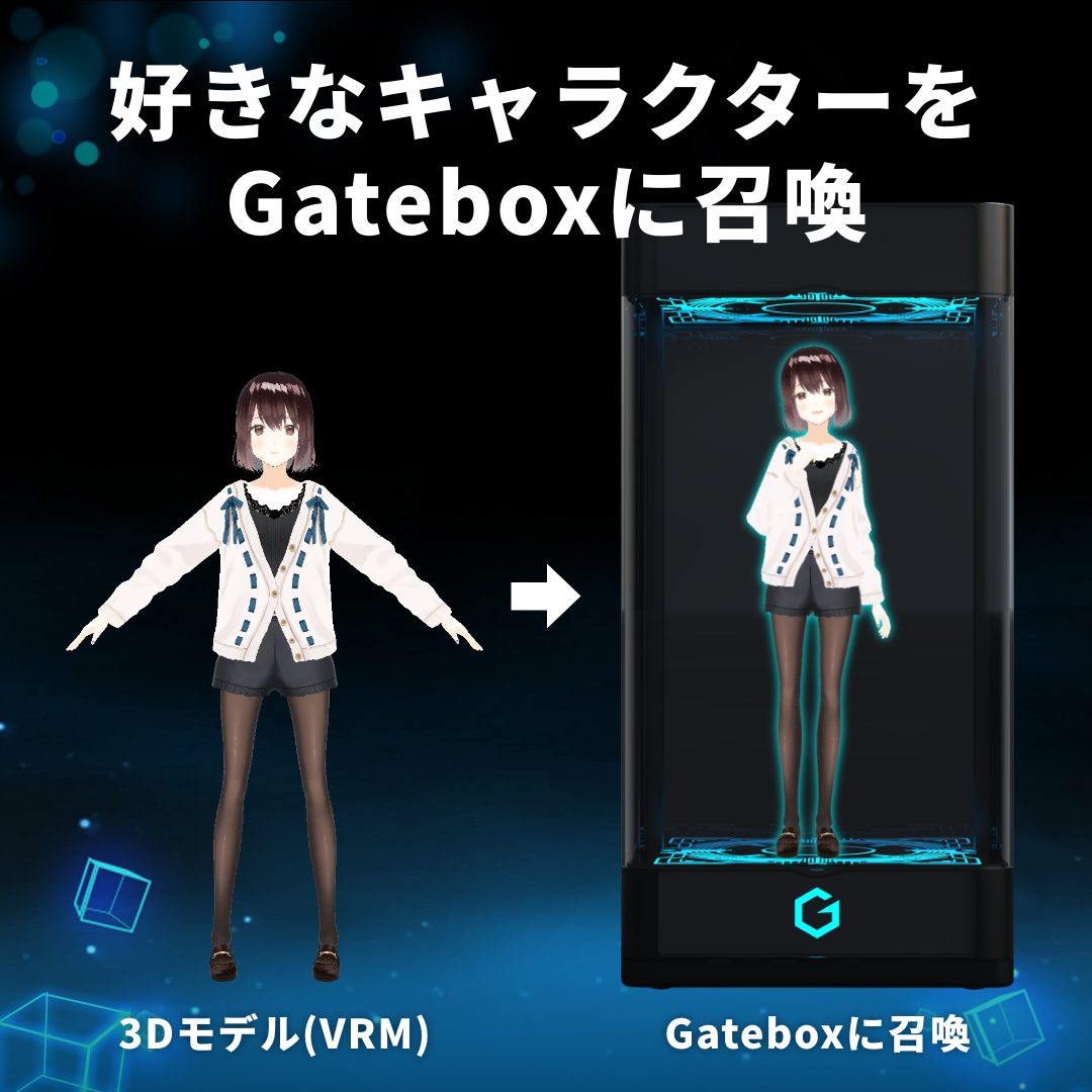 “好きなキャラクター”と暮らせる召喚ディスプレイ「Gatebox3」がMakuakeで先行販売中_004