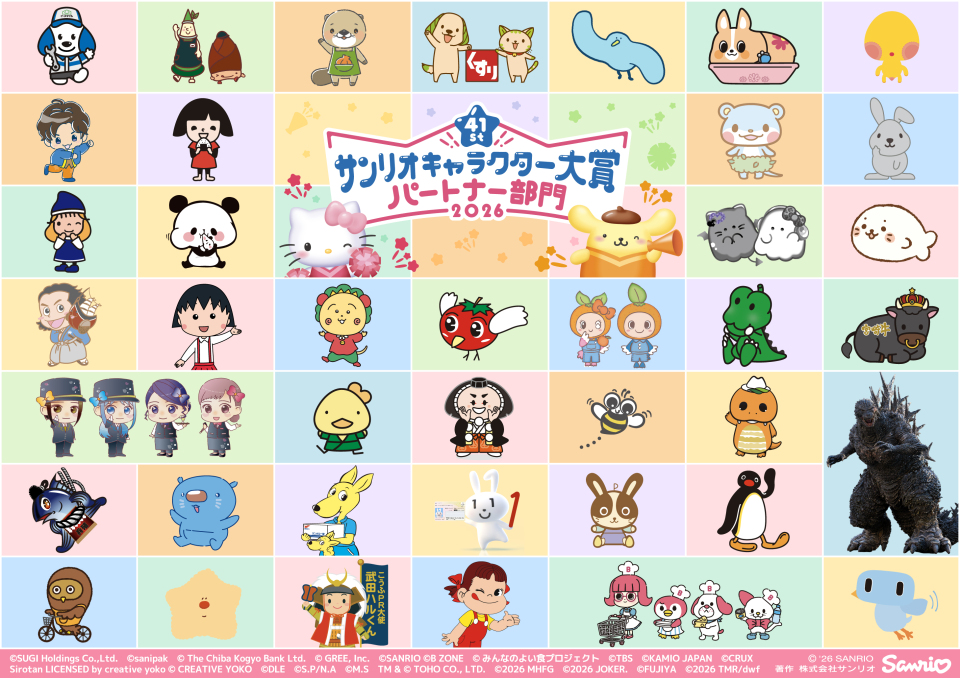 「2026年サンリオキャラクター大賞」初回速報が発表。暫定1位は「シナモロール」、首位奪還を狙う_014