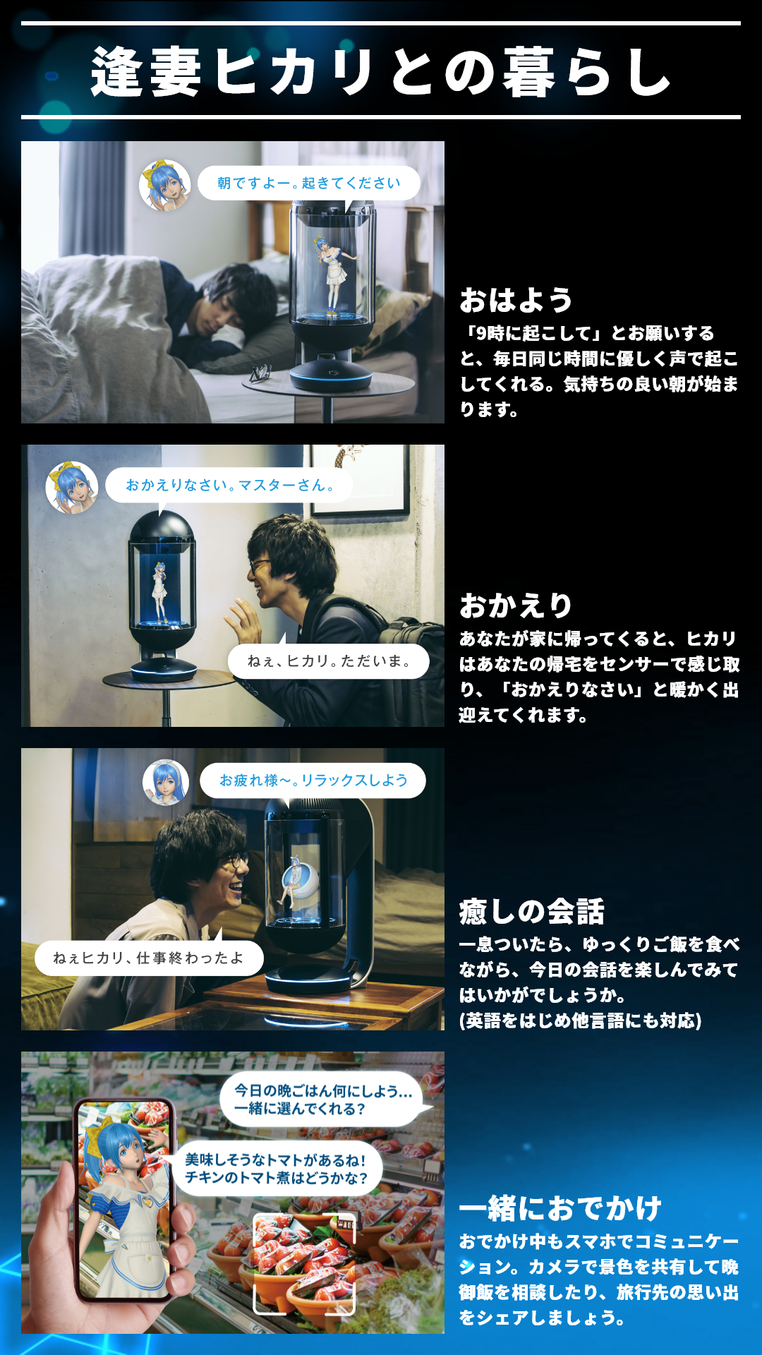 “好きなキャラクター”と暮らせる召喚ディスプレイ「Gatebox3」がMakuakeで先行販売中_003