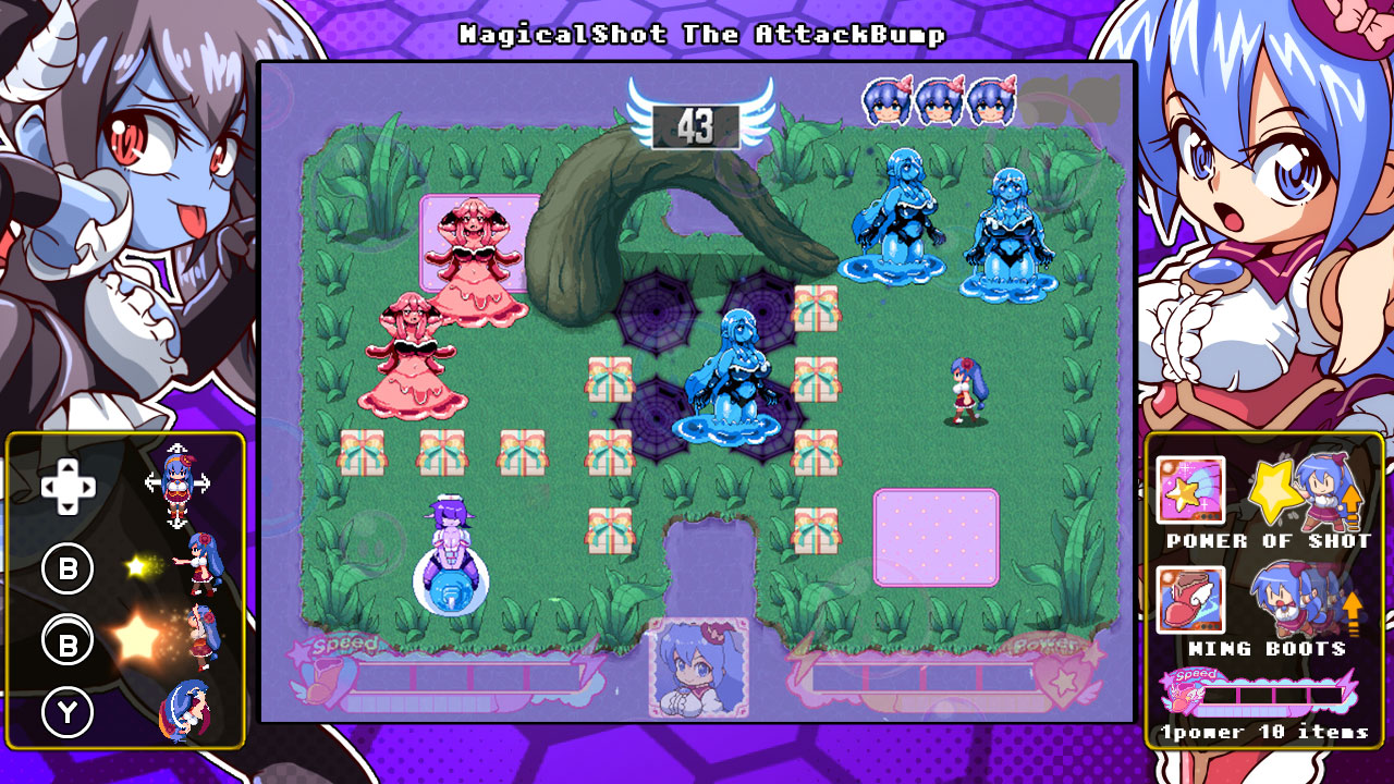 平成感のあるポップなデザインがかわいい”2Dアクション『マジカルショット・ザ・アタックバンプ☆』Switch版が配信再開_004