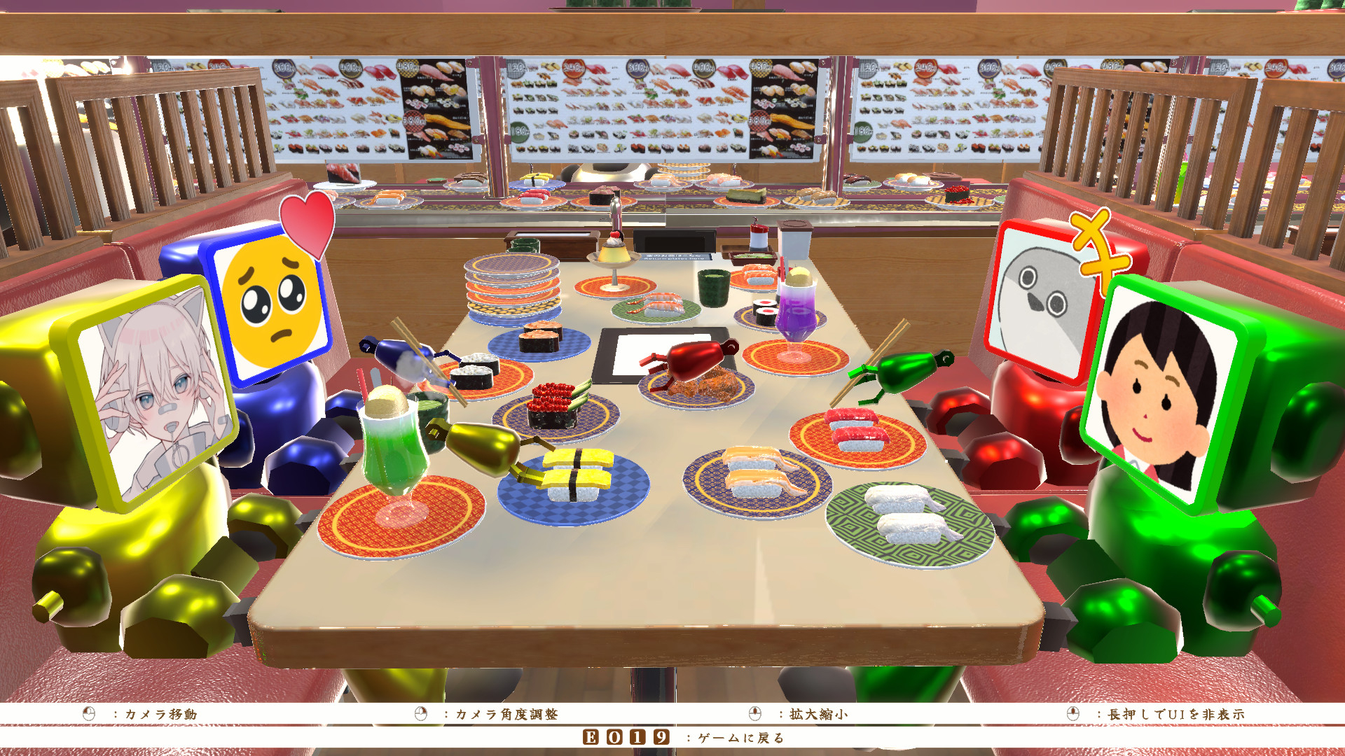 『ただお寿司食べよう！』が配信開始。最大4人プレイの回転寿司ゲーム_001