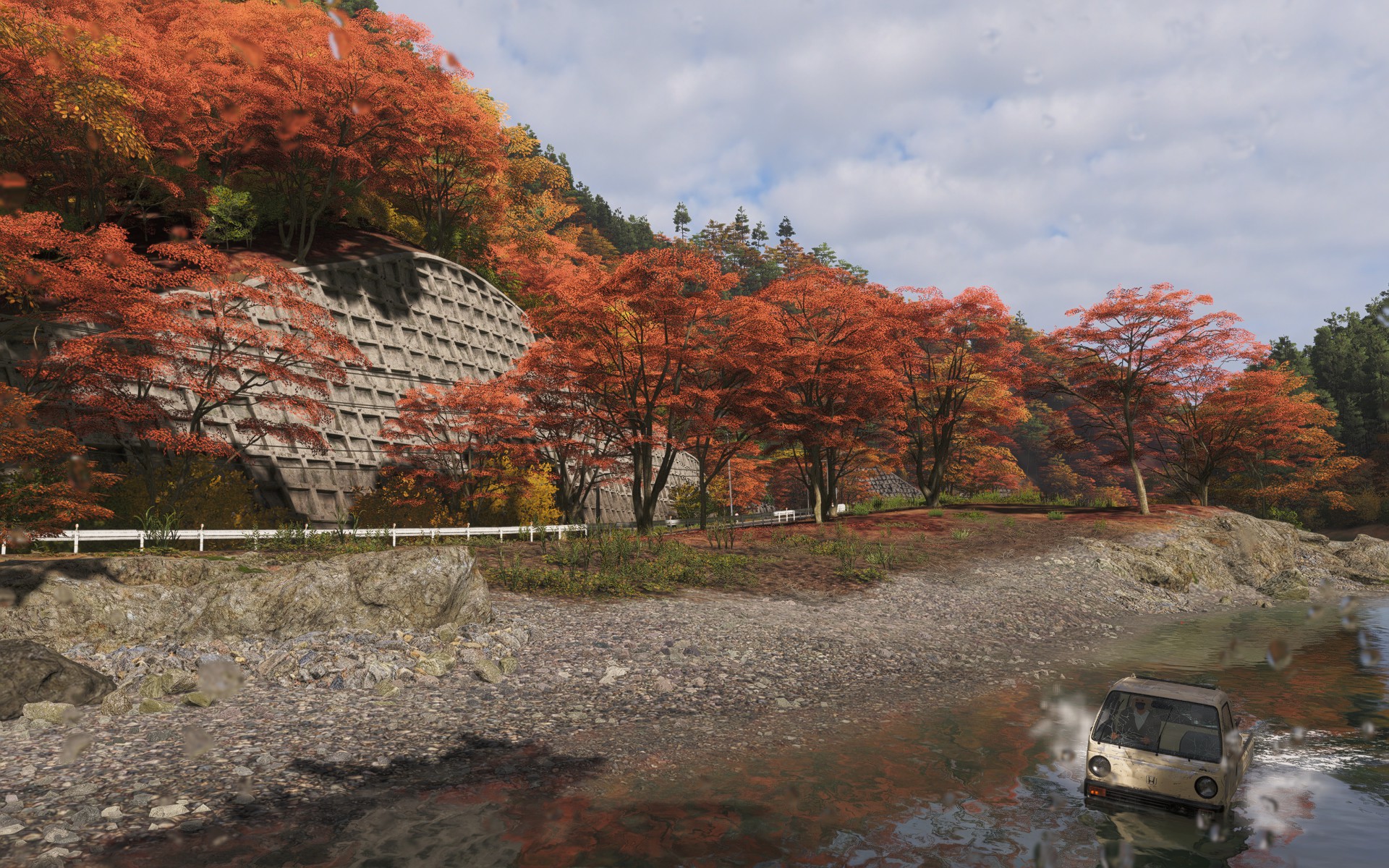 『Forza Horizon 6』に紅葉もゆる“秋”が到来。色鮮やかな山々に田園風景や河川の絶景を望める_009