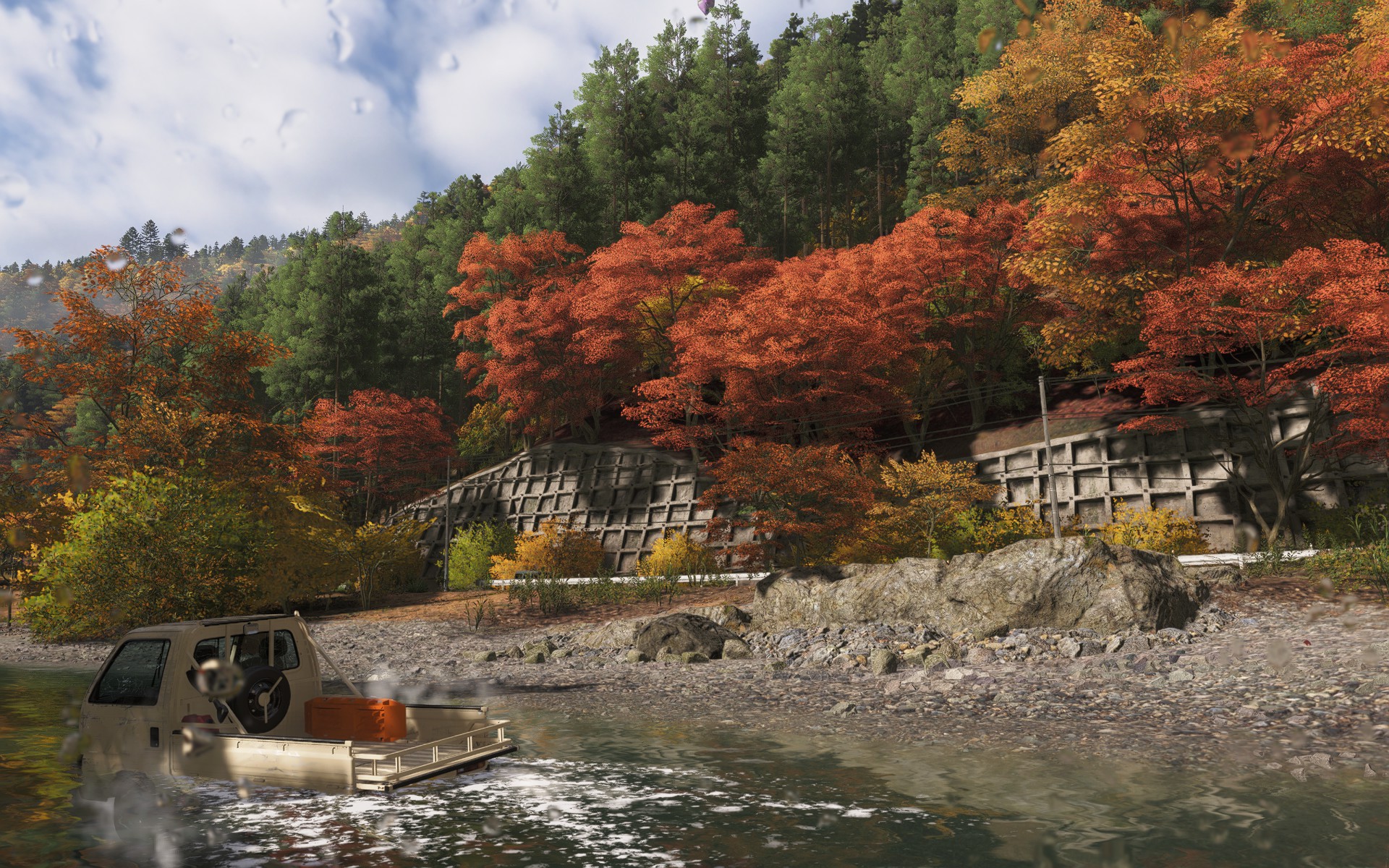 『Forza Horizon 6』に紅葉もゆる“秋”が到来。色鮮やかな山々に田園風景や河川の絶景を望める_010