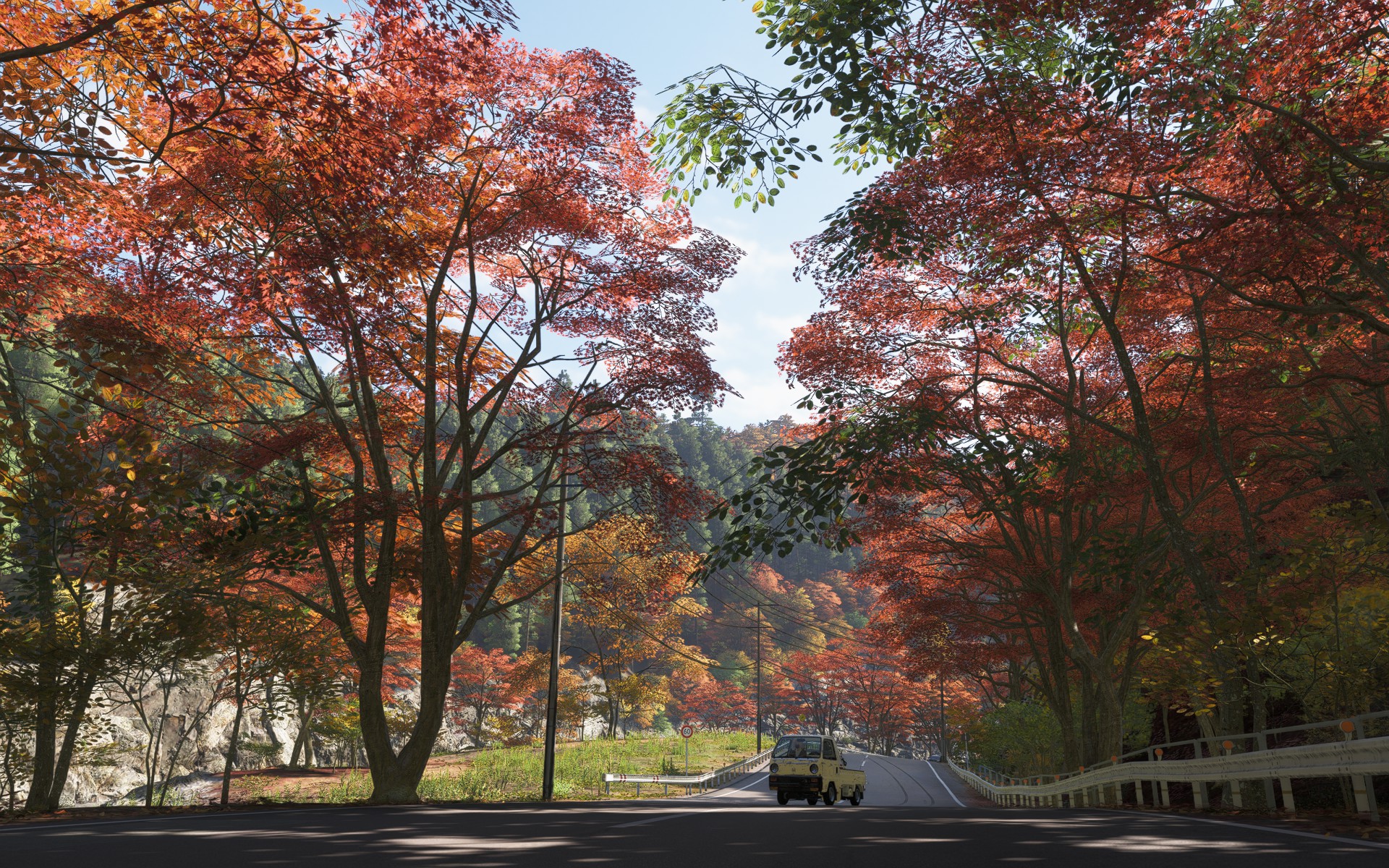 『Forza Horizon 6』に紅葉もゆる“秋”が到来。色鮮やかな山々に田園風景や河川の絶景を望める_004