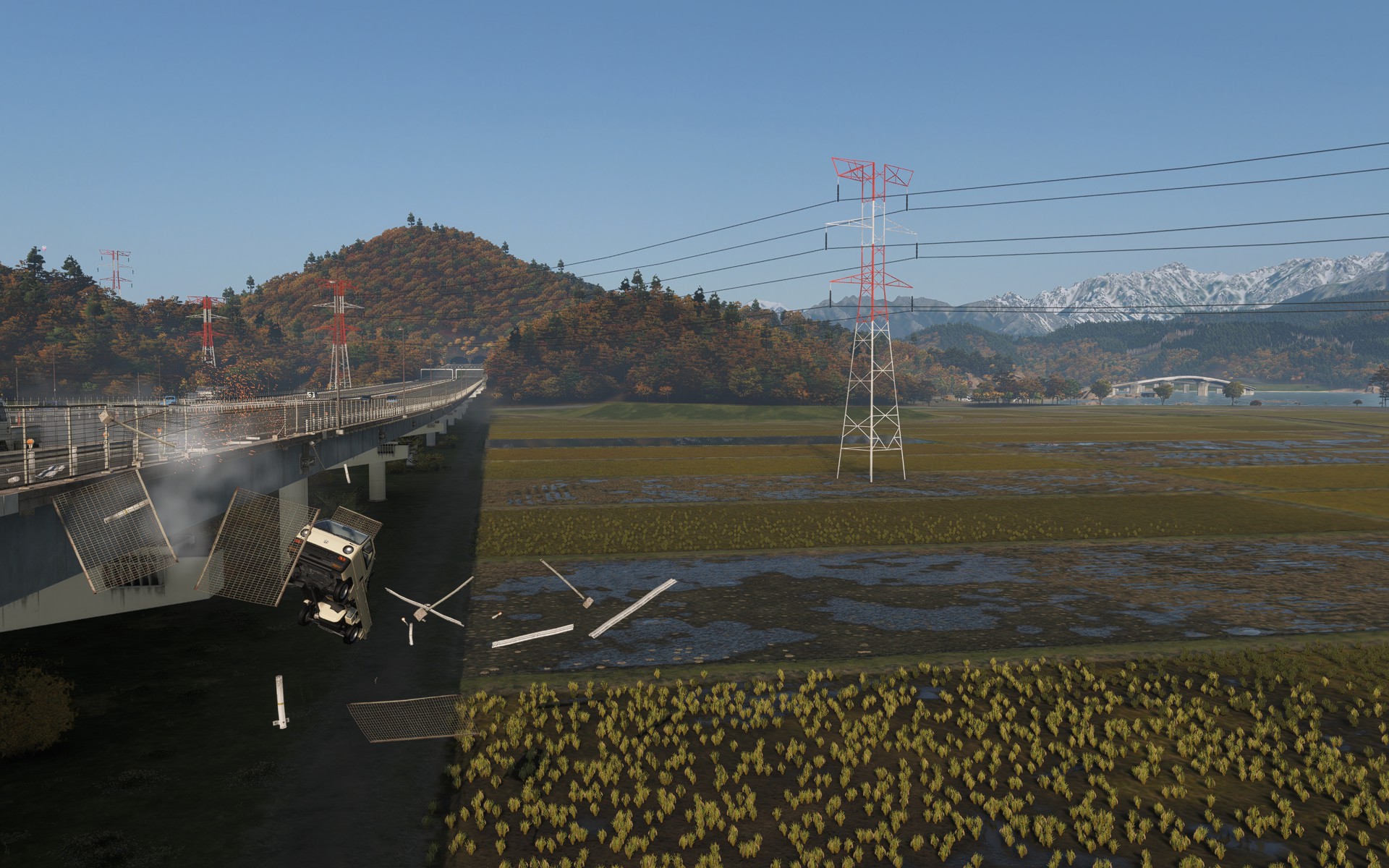 『Forza Horizon 6』に紅葉もゆる“秋”が到来。色鮮やかな山々に田園風景や河川の絶景を望める_014