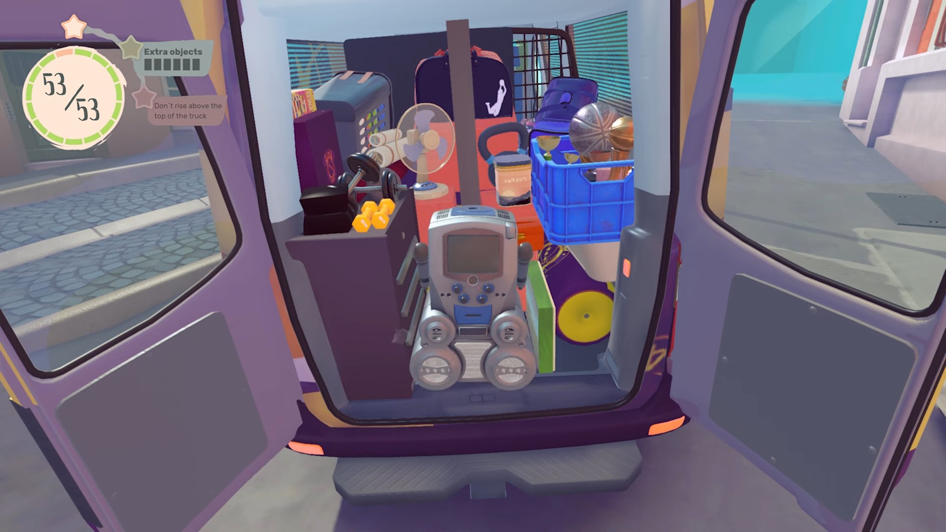 “車に荷物を詰め込む”パズルゲーム『One Move Away』5月29日に発売決定。ちょっとでも荷台からはみ出したらNG_004
