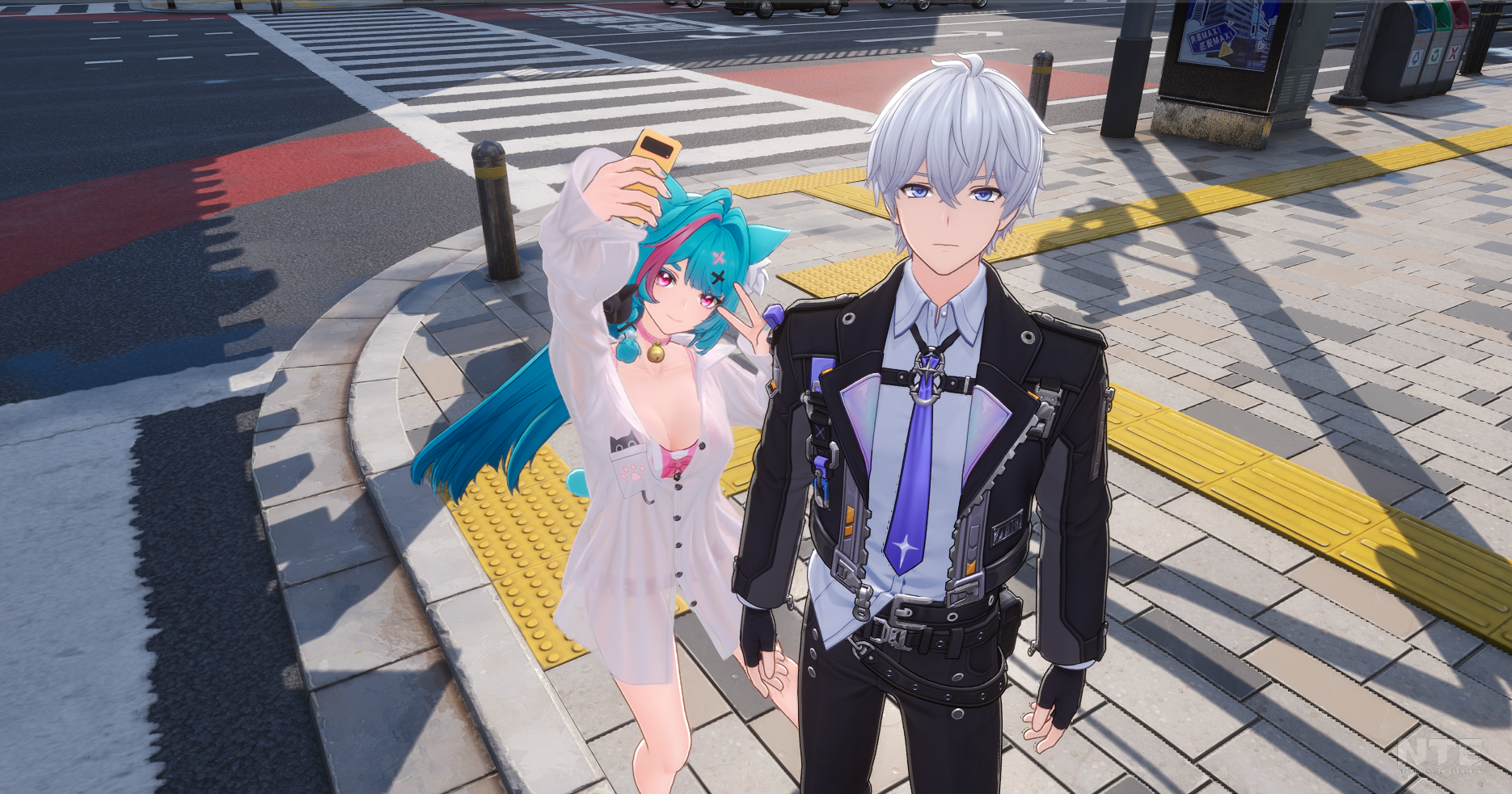 『NTE』のヒロイン「ミント」ちゃんが人気。海外のSNSがスクショだらけに。映画ドライブお家デートなどキャラとの交流要素が話題に_001