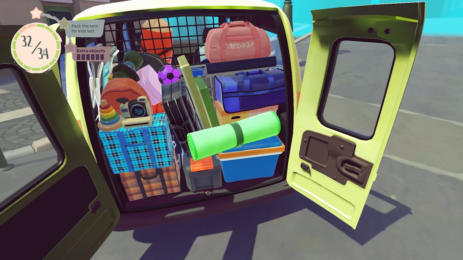 “車に荷物を詰め込む”パズルゲーム『One Move Away』5月29日に発売決定。ちょっとでも荷台からはみ出したらNG_002