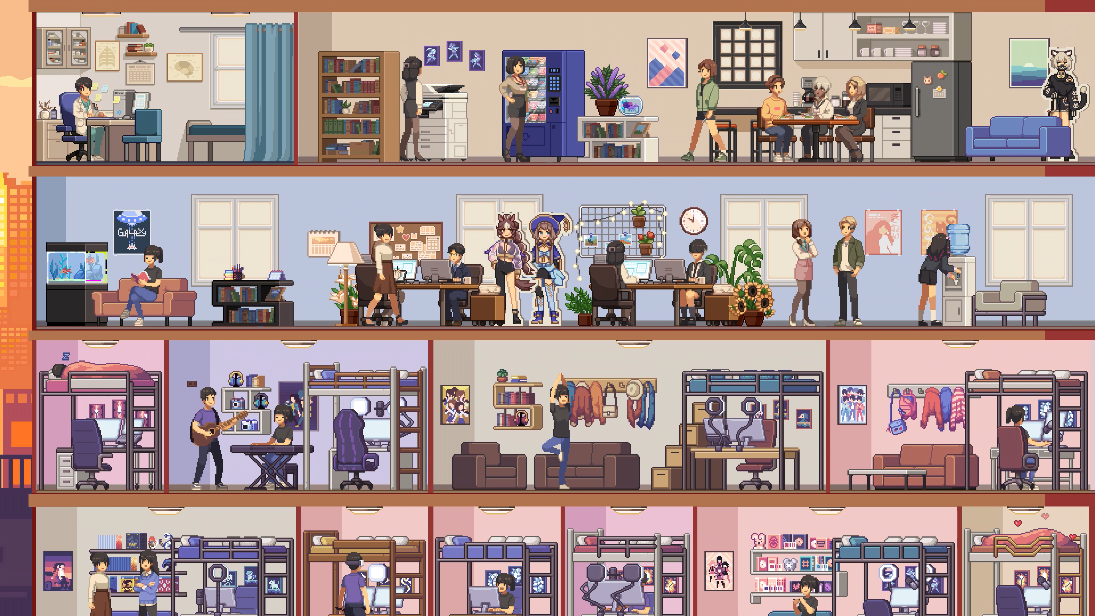 『Idol Manager: Virtual Venture』2027年早期アクセス開始。バーチャルストリーマー事務所経営ゲーム_001
