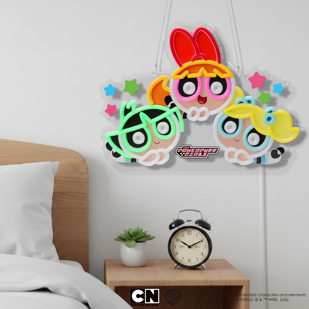 『パワーパフ ガールズ』デザインのLEDネオンライトが発売決定。10段階調光と2WAY仕様_005