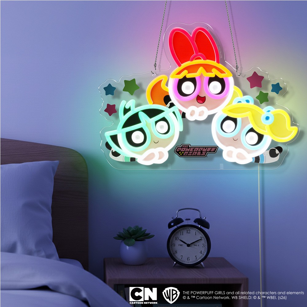 『パワーパフ ガールズ』デザインのLEDネオンライトが発売決定。10段階調光と2WAY仕様_004