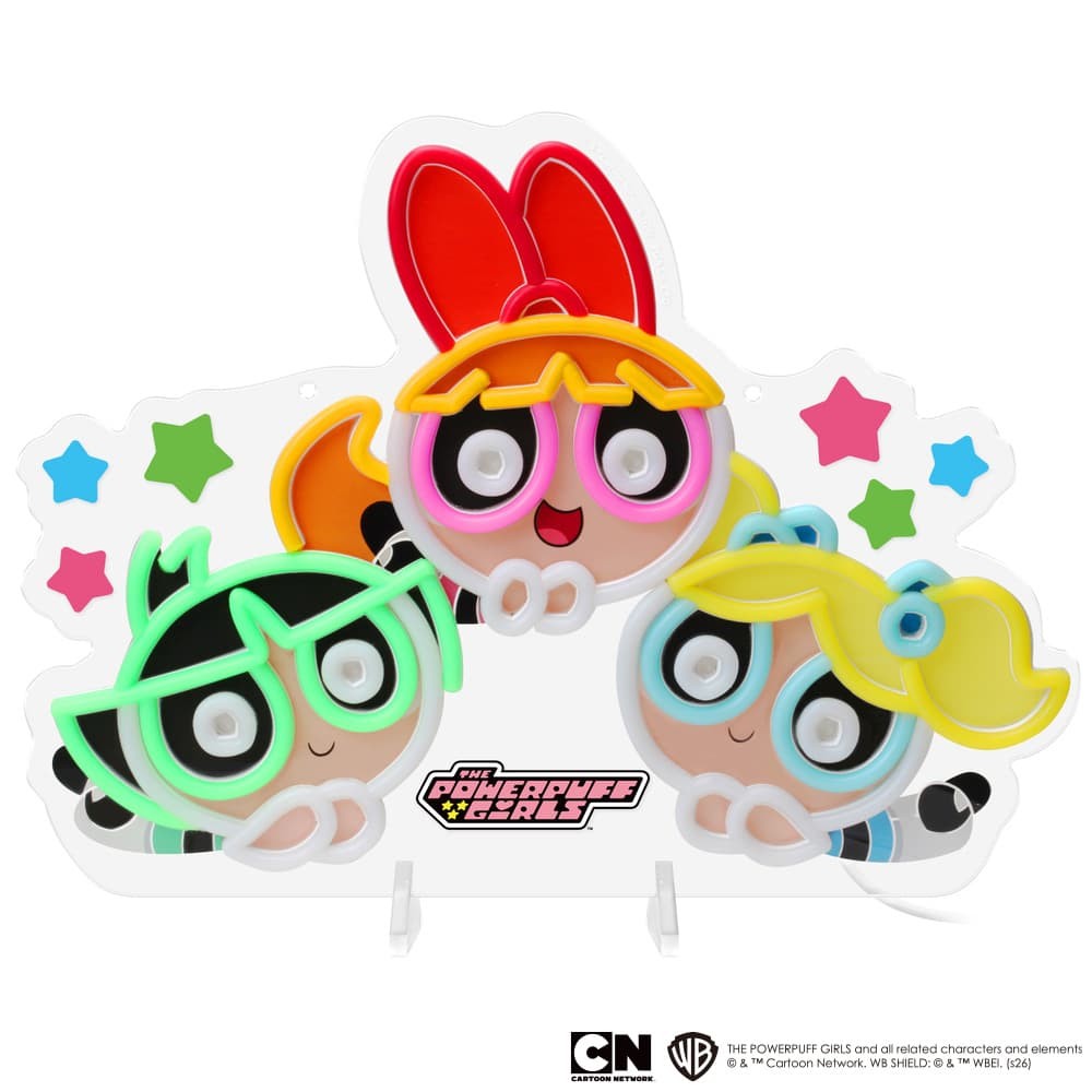 『パワーパフ ガールズ』デザインのLEDネオンライトが発売決定。10段階調光と2WAY仕様_003