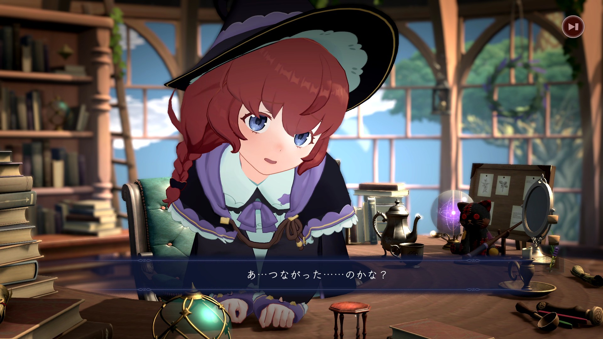魔法使い見習いの少女と作業するゲーム『Memory of Memorie : A Chill Story』体験版がSteamにて_001