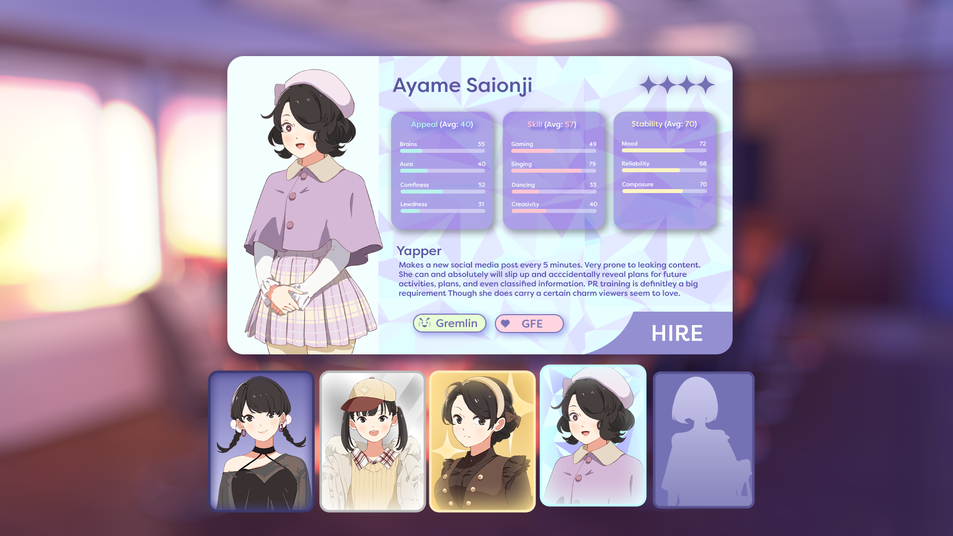 『Idol Manager: Virtual Venture』2027年早期アクセス開始。バーチャルストリーマー事務所経営ゲーム_002