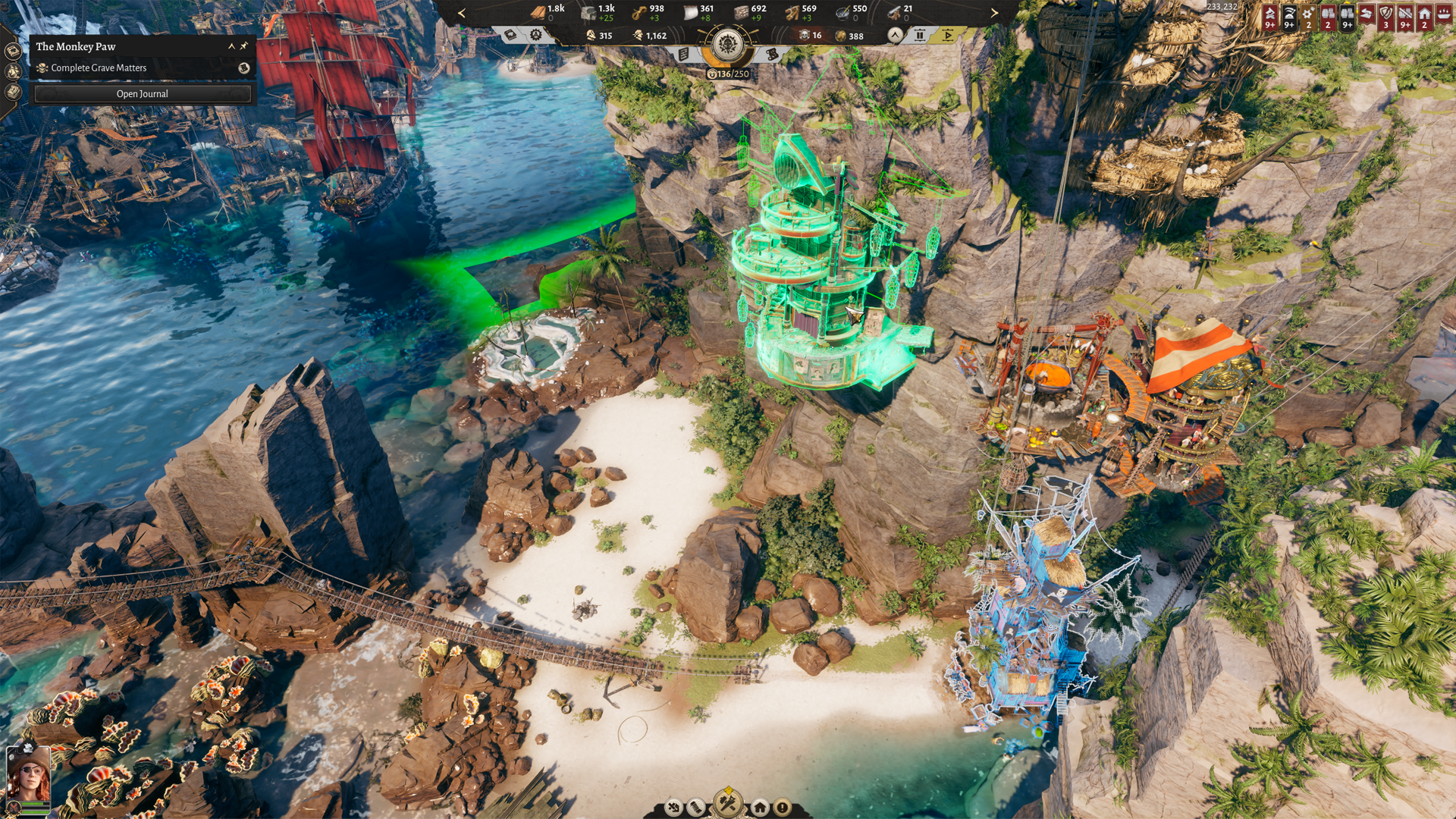 無人島を“海賊の拠点”に開拓する建設ゲーム『コルセア・コーヴ』が7月31日に発売決定_005