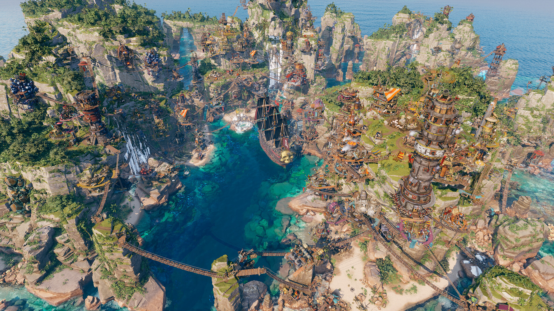 無人島を“海賊の拠点”に開拓する建設ゲーム『コルセア・コーヴ』が7月31日に発売決定_002