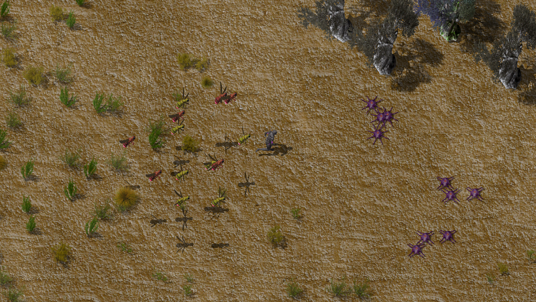 『Factorio』ライクな工場建設を“昆虫型の生物”で構築するゲーム『Swarmdustry』が面白そう_003