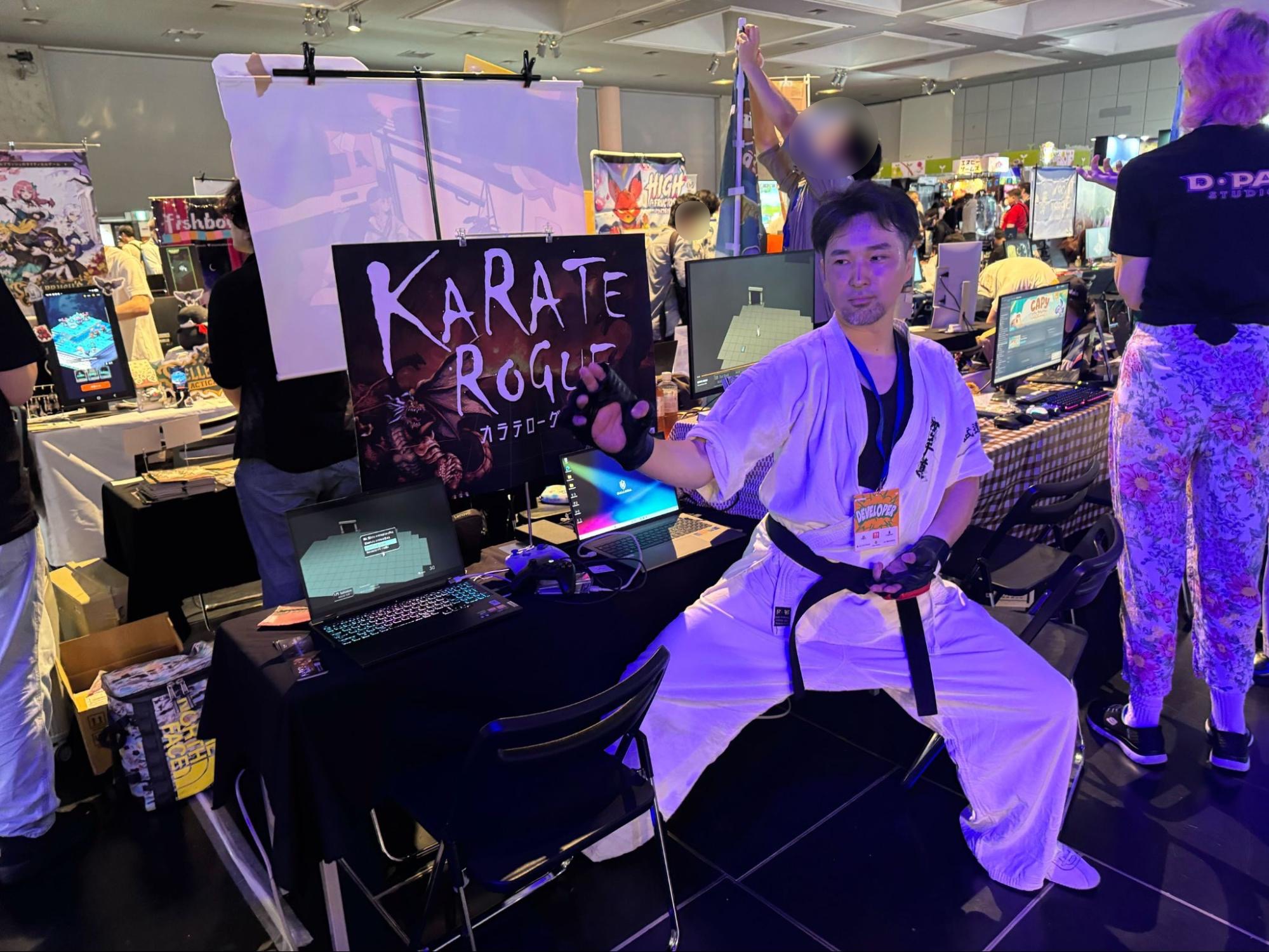 『KARATE ROGUE』レビュー・評価・感想:脳筋“じゃない”インテリ空手ゲー【BitSummit】_001