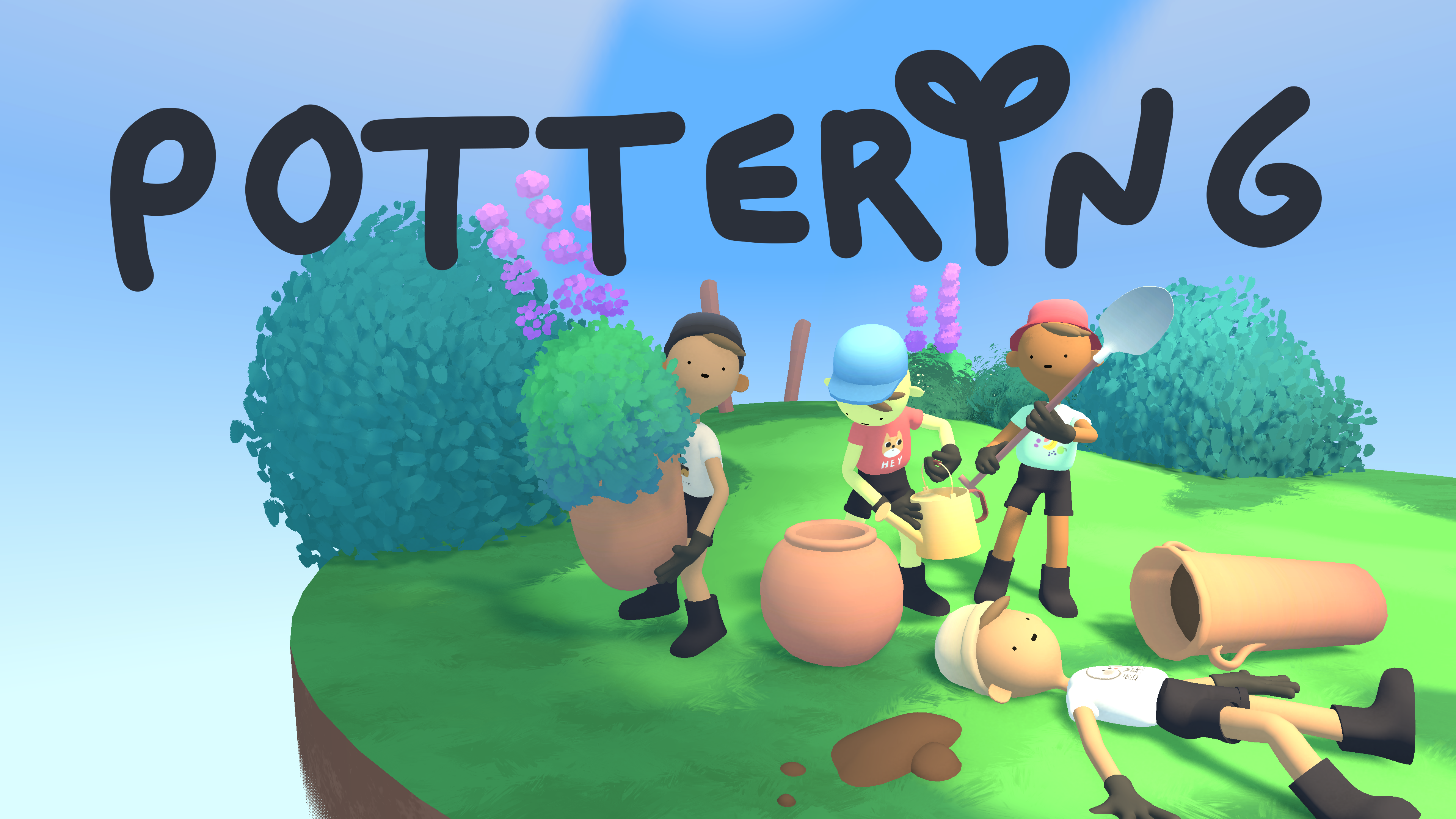 最大6人で荒れ果てた庭園を再生する協力型まったりガーデニングゲーム『Pottering』が発表_001