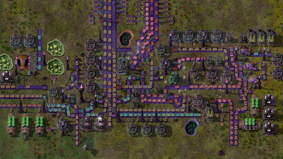 『Factorio』ライクな工場建設を“昆虫型の生物”で構築するゲーム『Swarmdustry』が面白そう_006