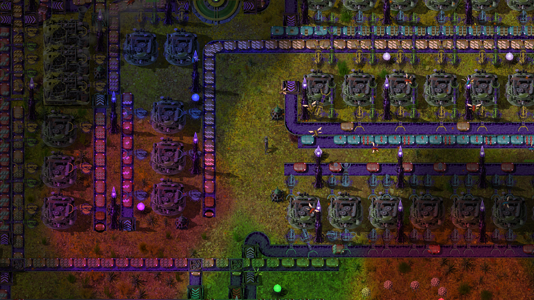 『Factorio』ライクな工場建設を“昆虫型の生物”で構築するゲーム『Swarmdustry』が面白そう_007
