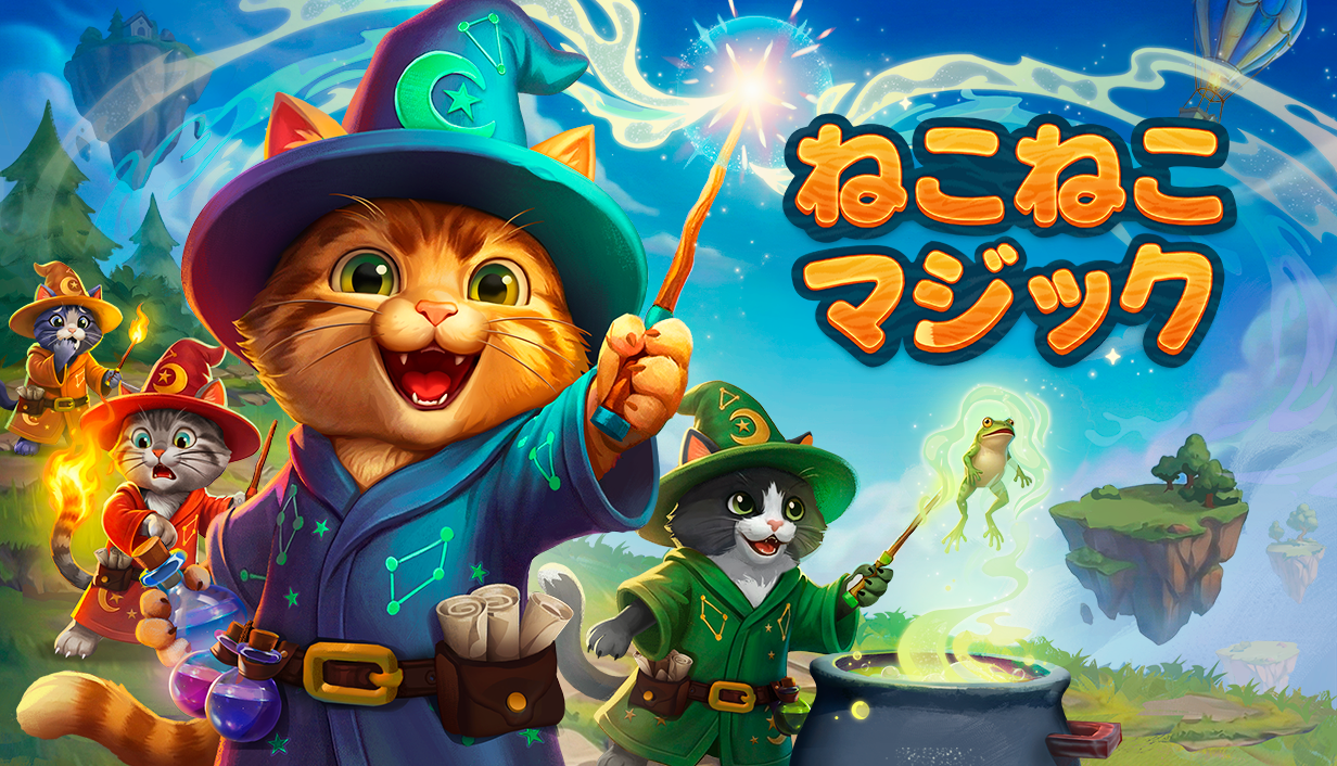 『ねこねこマジック』体験版が配信開始。「魔法使いネコ」になって呪文を唱える最大4人協力ゲーム_006