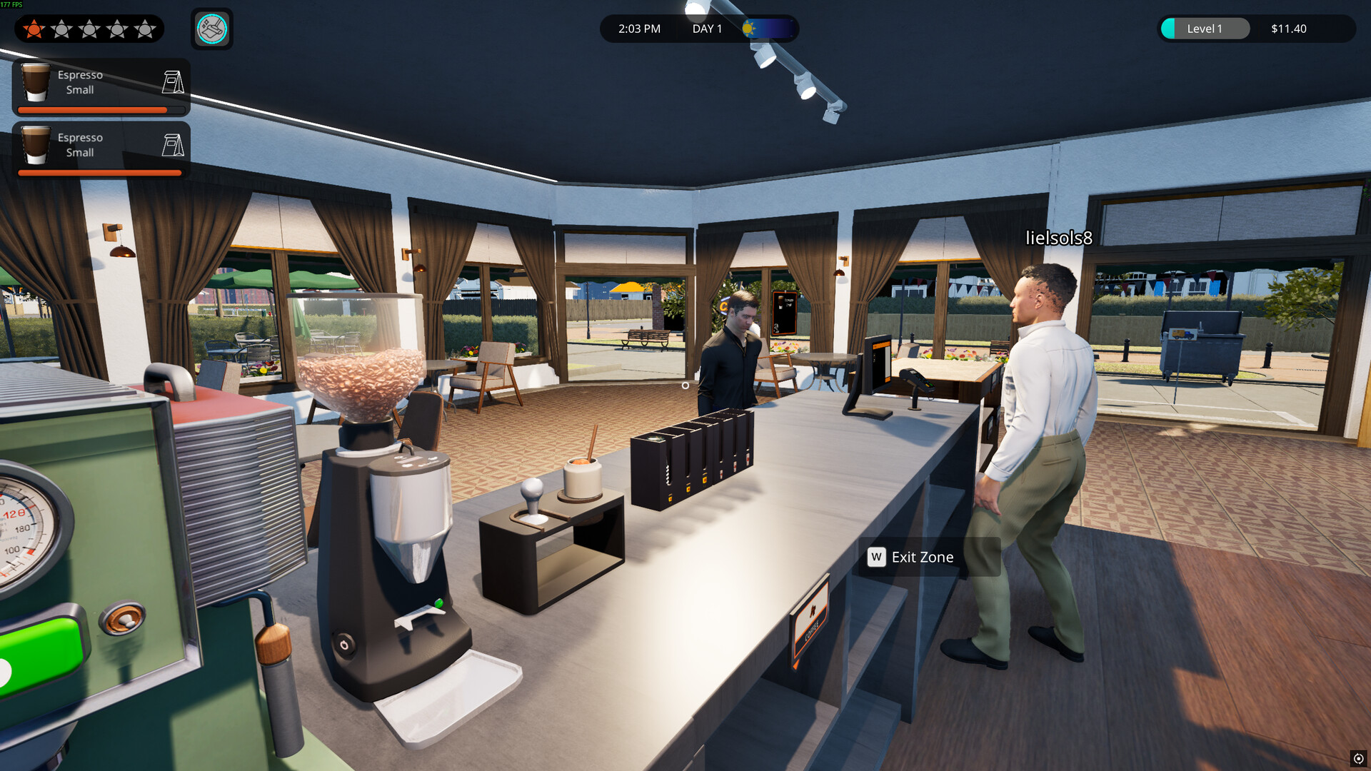 カフェ店員として働き人気店を目指すシミュレーションゲーム『Cafe Crew Simulator』が面白そう_011