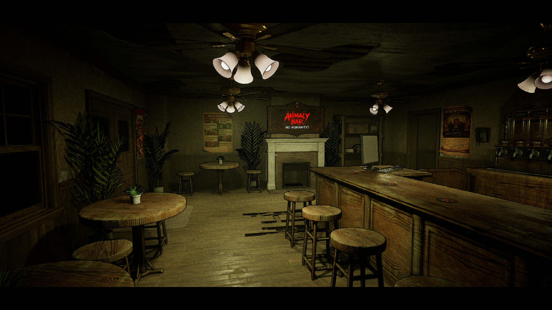 バー経営ホラーゲーム『Animaly Bar: NO HUMANITY!』体験版がSteamにて配信中_004