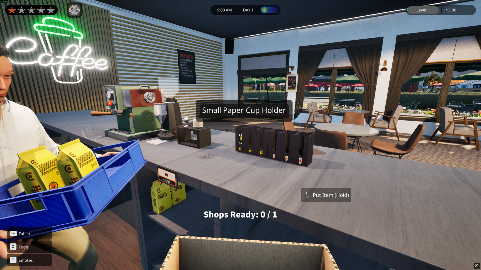 カフェ店員として働き人気店を目指すシミュレーションゲーム『Cafe Crew Simulator』が面白そう_013