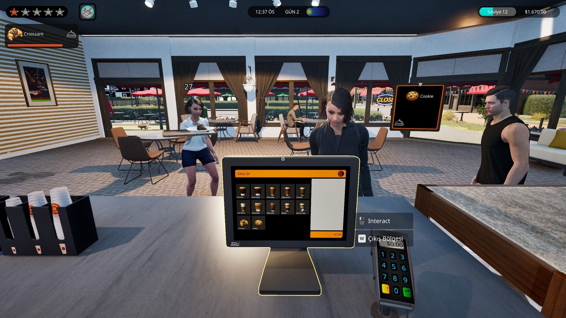 カフェ店員として働き人気店を目指すシミュレーションゲーム『Cafe Crew Simulator』が面白そう_001