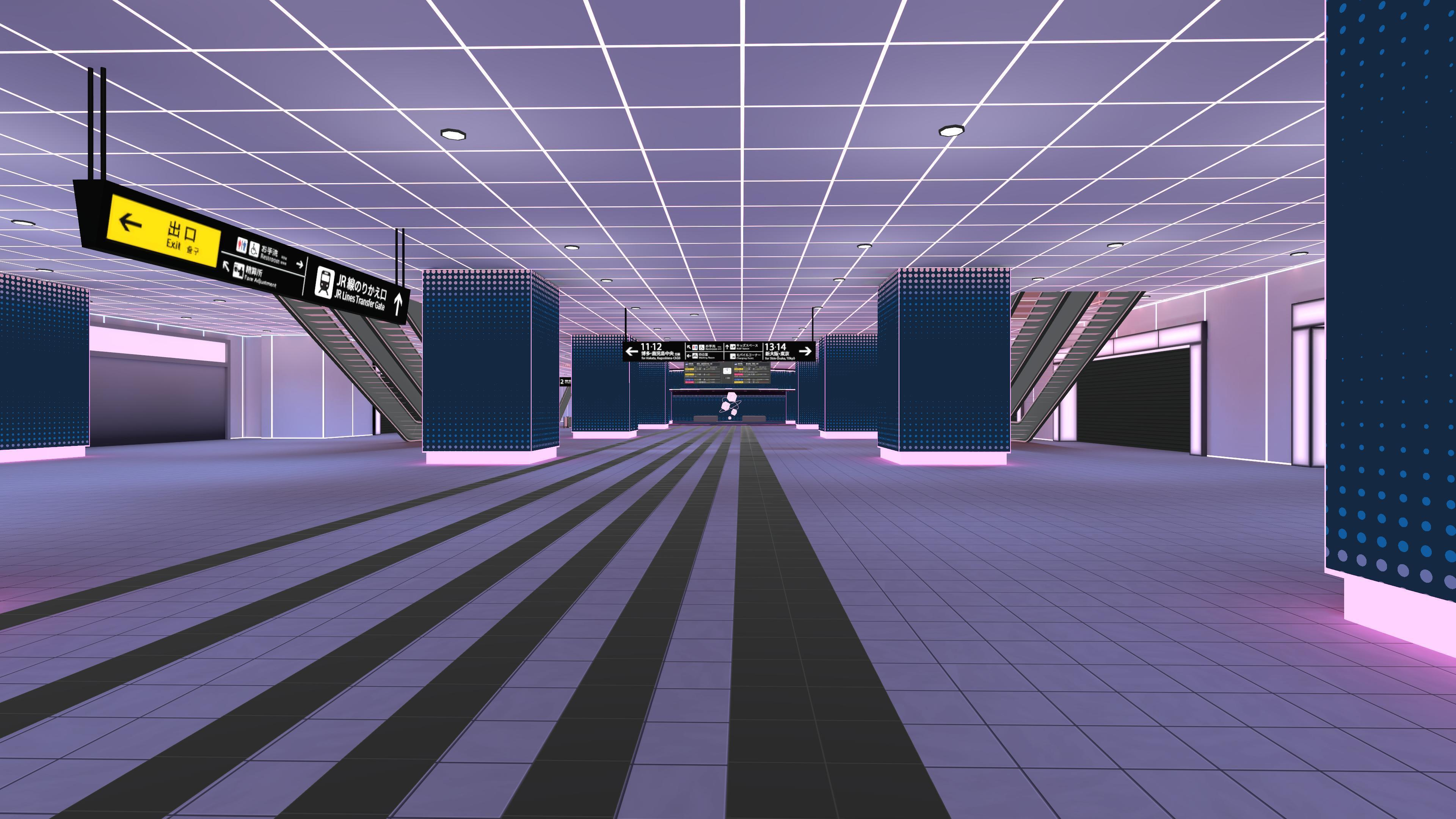 “バーチャル広島駅”が新しくなって明日より『VRChat』に登場_004