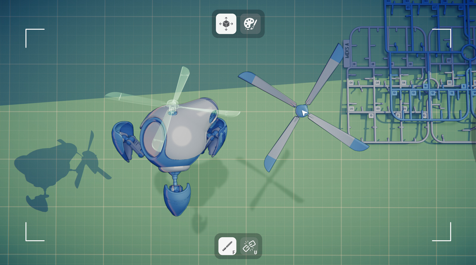 “プラモデル”の組み立てから鑑賞までできるゲーム『Model Kit Studio』のプレイテストが実施中_002