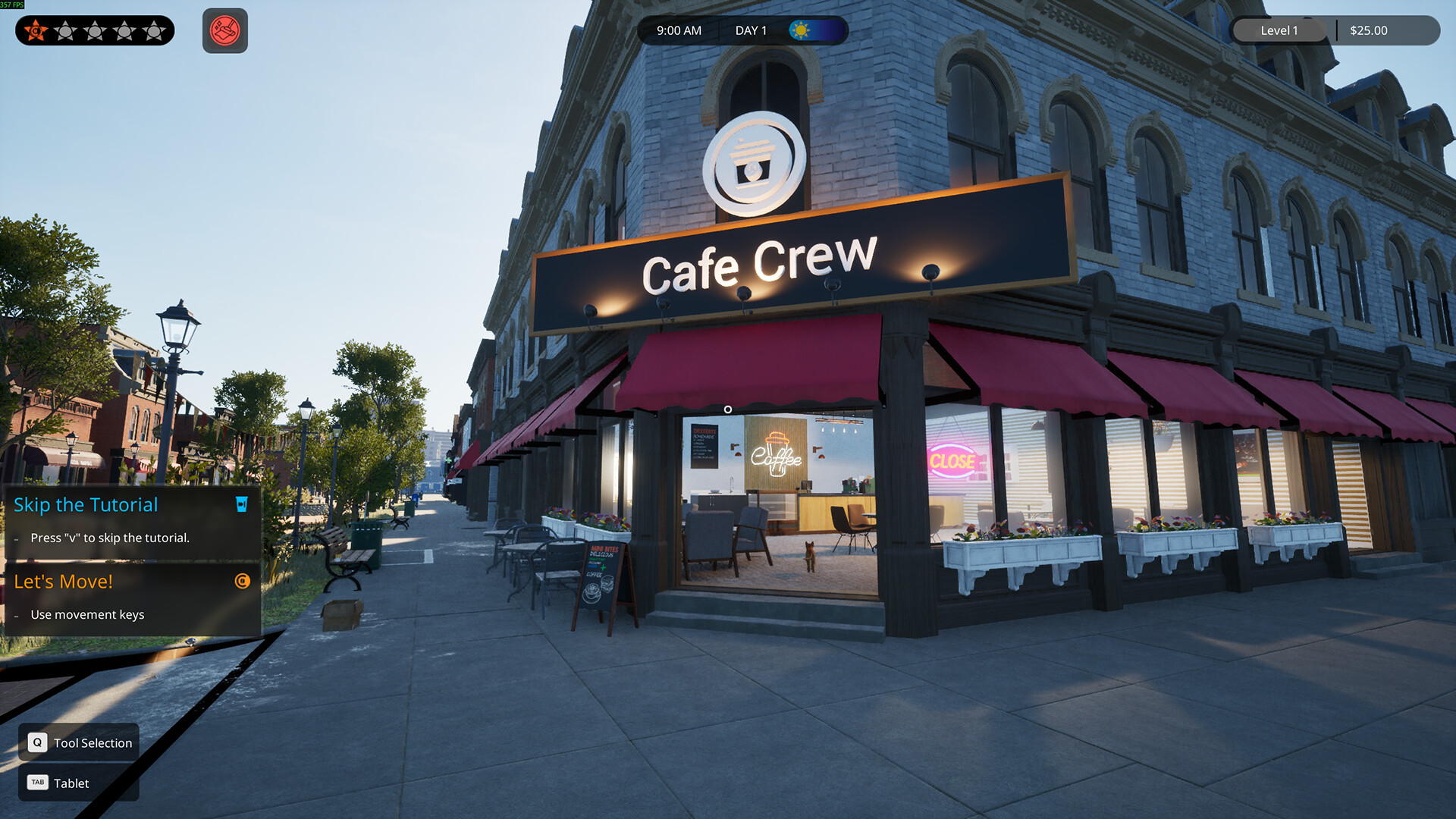 カフェ店員として働き人気店を目指すシミュレーションゲーム『Cafe Crew Simulator』が面白そう_017