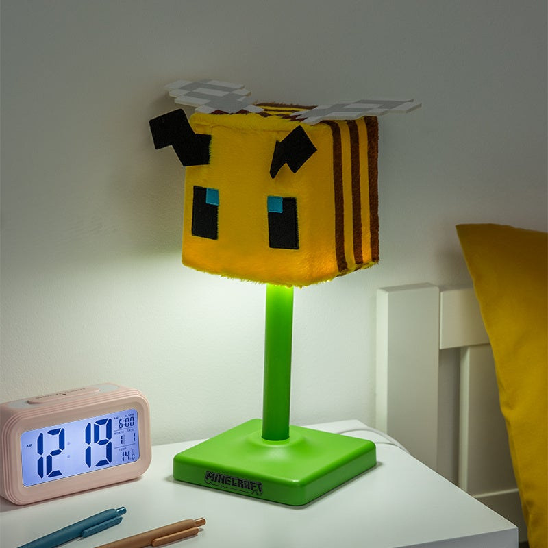 『マイクラ』“チキンジョッキー”が輝くフィギュアライトがブロック調でかわいい_004