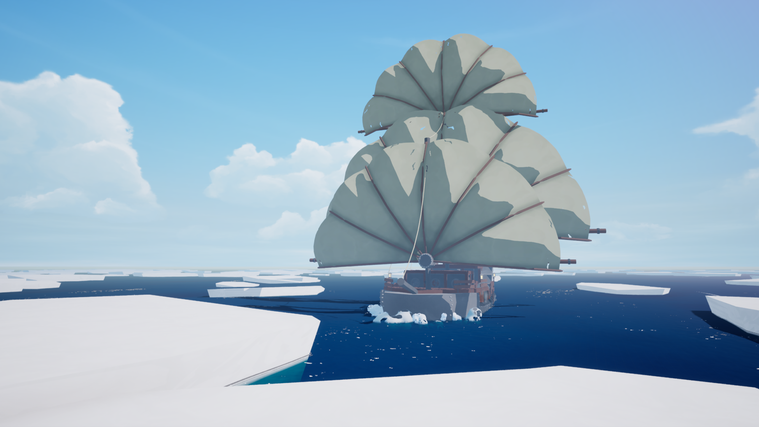 最大4人協力で広大な北の海を航海するオープンワールド『Northward』のトレーラーが初公開_013