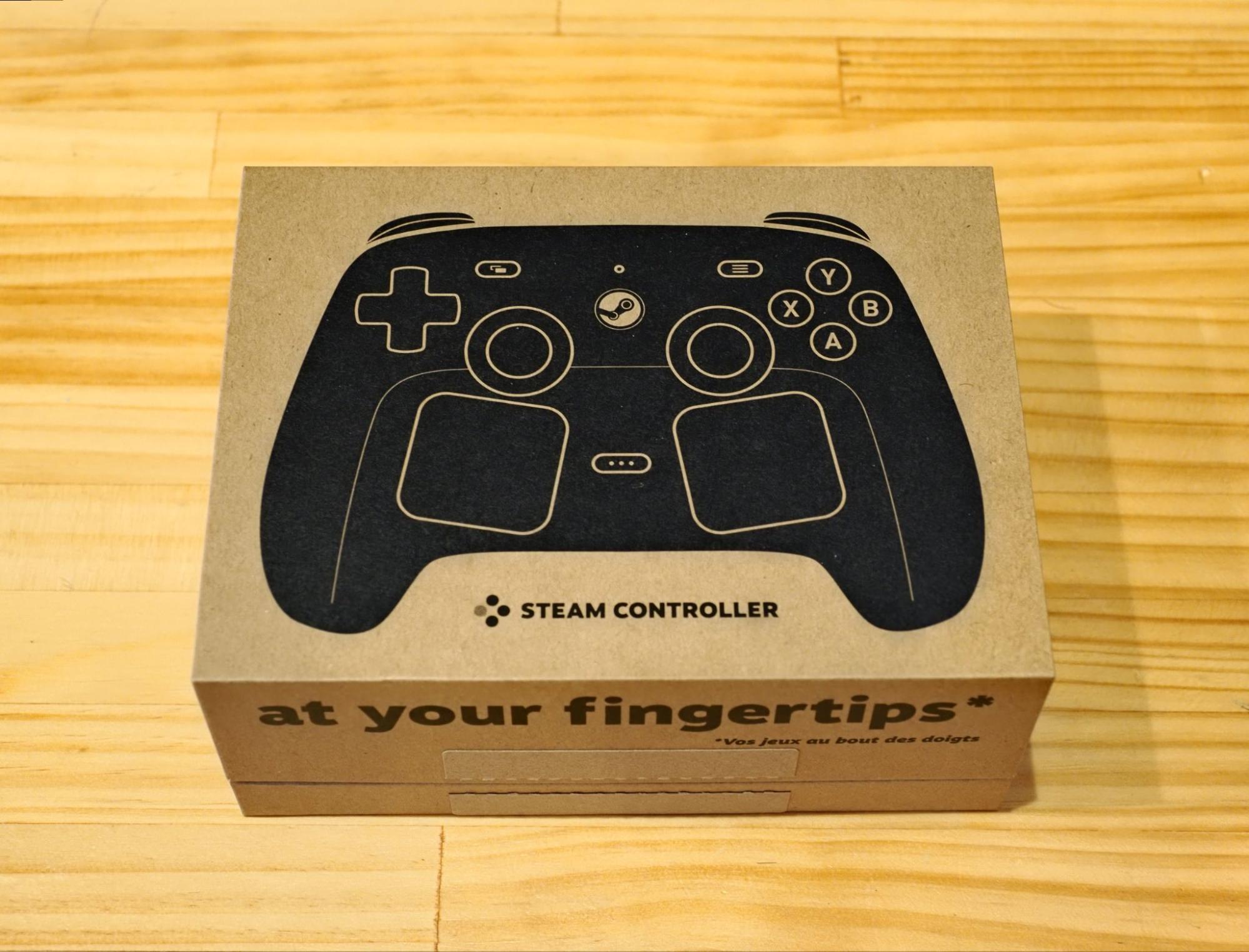「Steam Controller」製品レビュー｜疑似キーマウ＆ボタン・スティック操作が融合したモンゴリアンコントローラー_001