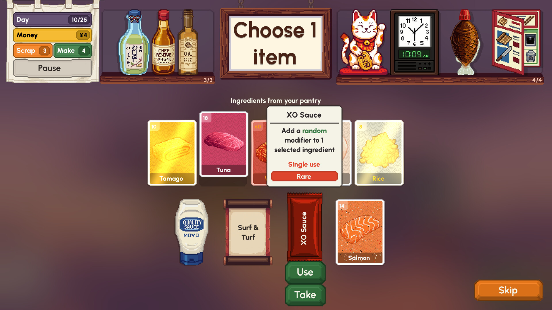 『Sushiamo』の無料デモ版がSteamでリリース。寿司をテーマにしたローグライク・デッキビルダー_012