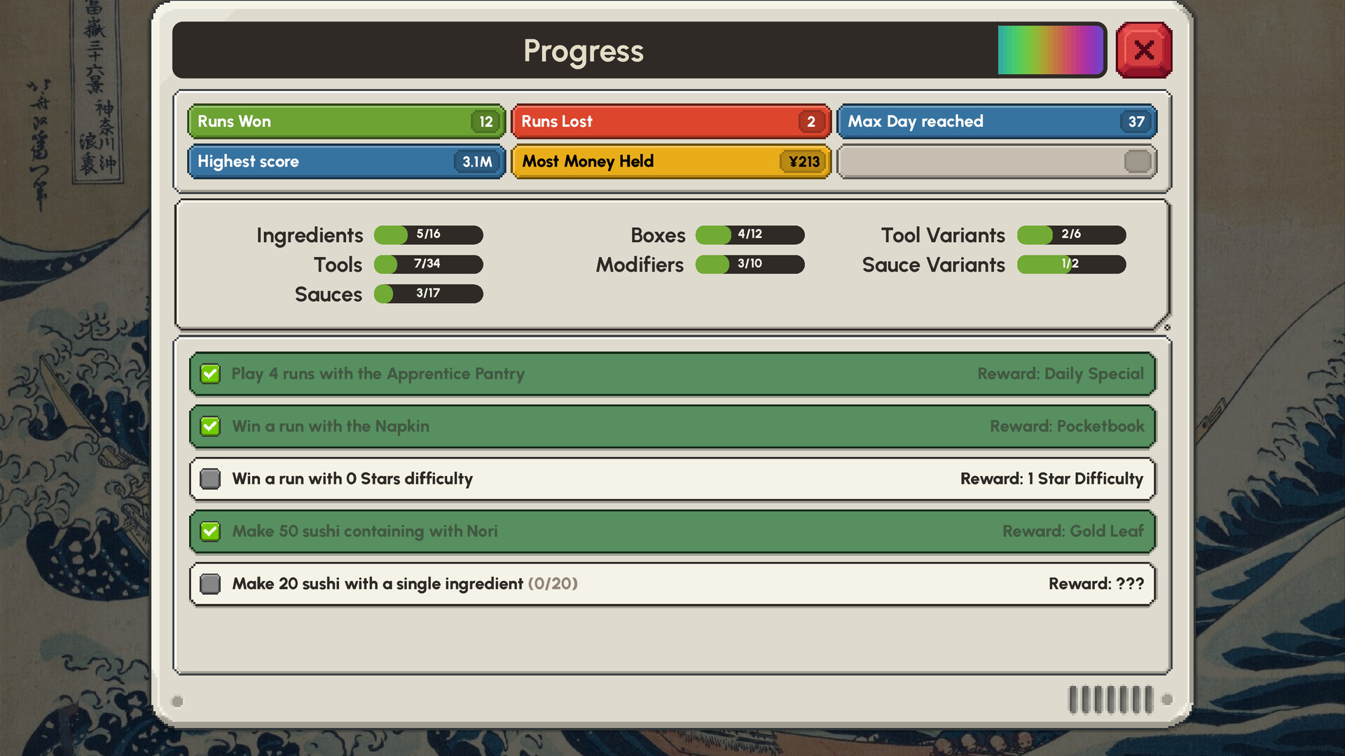 『Sushiamo』の無料デモ版がSteamでリリース。寿司をテーマにしたローグライク・デッキビルダー_008
