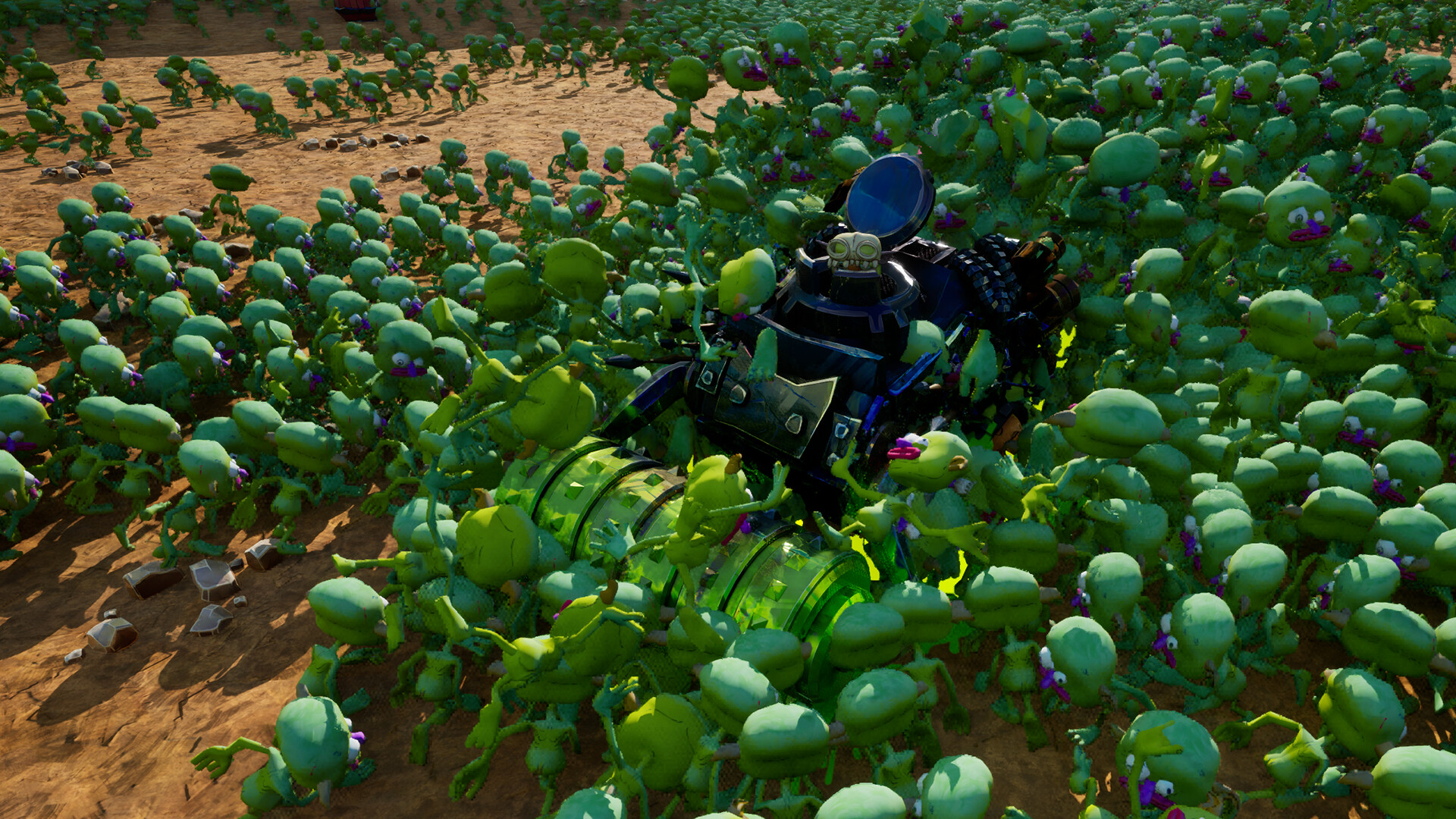 『There Are Millions of Goblins 』が気持ちよさそう。ゴブリンの大群を車と銃火器でぶっ飛ばすゲーム_005