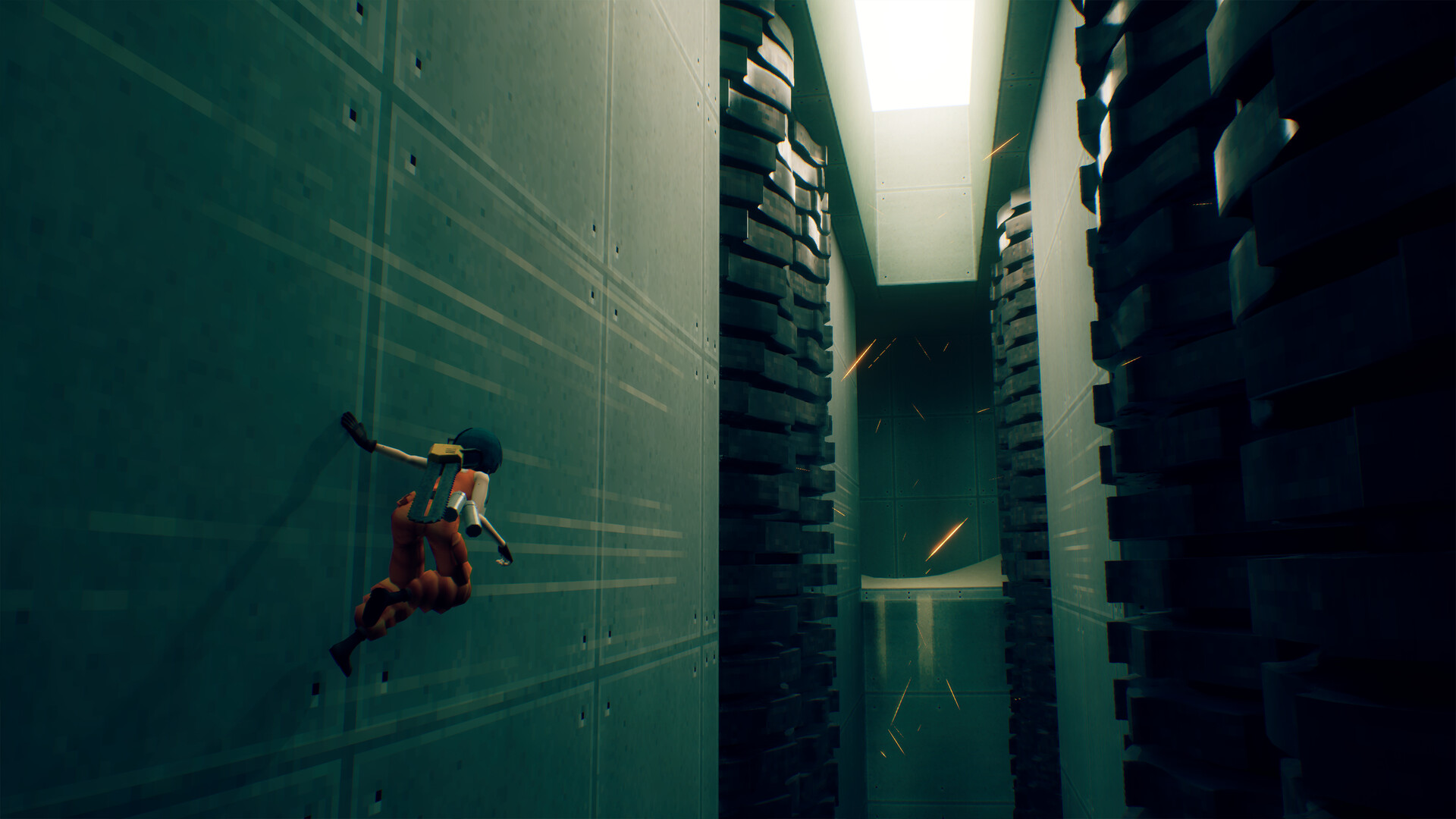 『モータースライス』本日リリース、少女がチェーンソーで巨大マシンを破壊するパルクールアクション_002